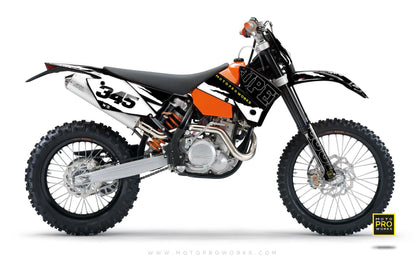 KTM GRAPHIC KIT - "SCRATCHY" - MotoProWorks | Decals and Bike Graphic kit
