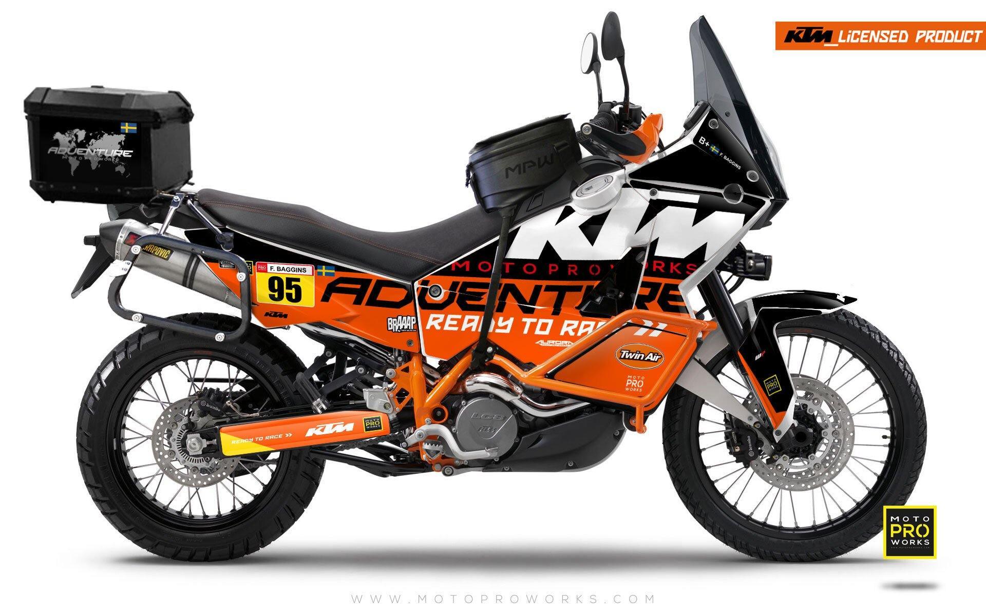 KTM Adventure GRAPHIC KIT - "WAYPOINTER" (midnight) - MotoProWorks | Decals and Bike Graphic kit