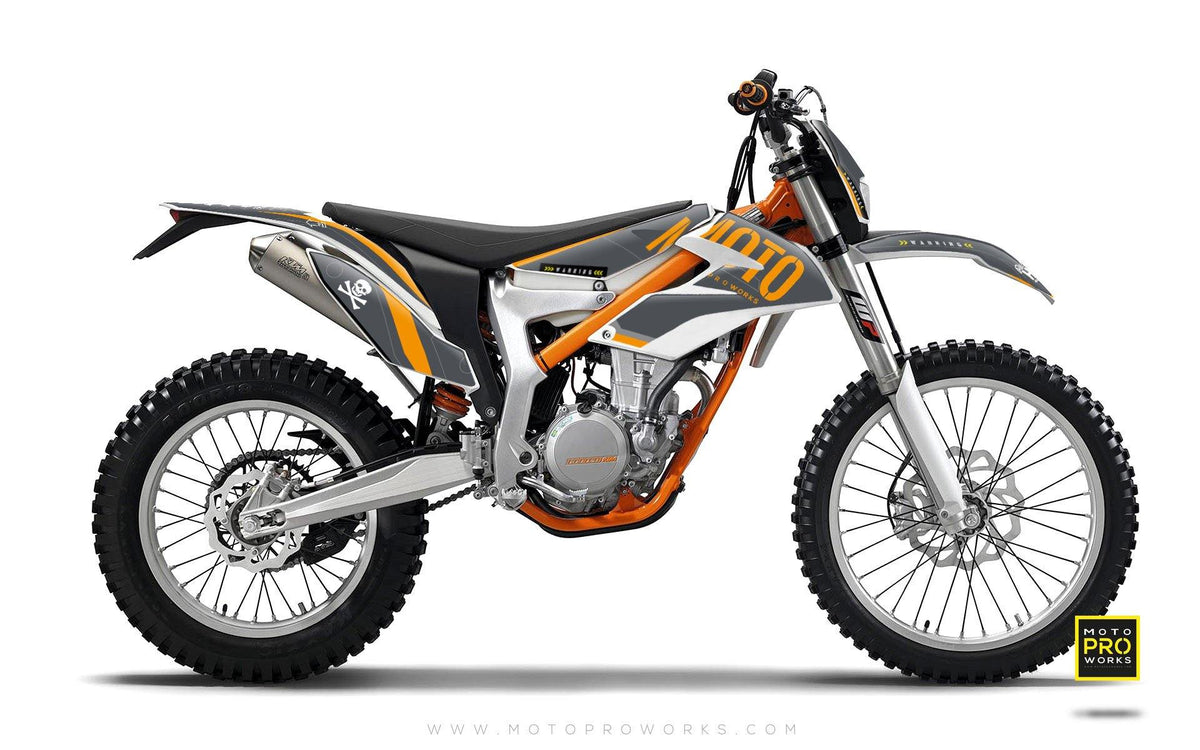 KTM GRAPHIC KIT - &quot;GTECH&quot; (grey) - MotoProWorks | Decals and Bike Graphic kit
