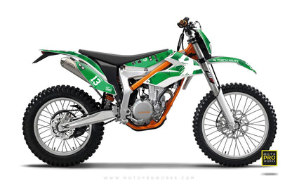 KTM GRAPHIC KIT - "M90" (green) - MotoProWorks | Decals and Bike Graphic kit