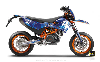 KTM GRAPHIC KIT - "M90" (blue) - MotoProWorks | Decals and Bike Graphic kit