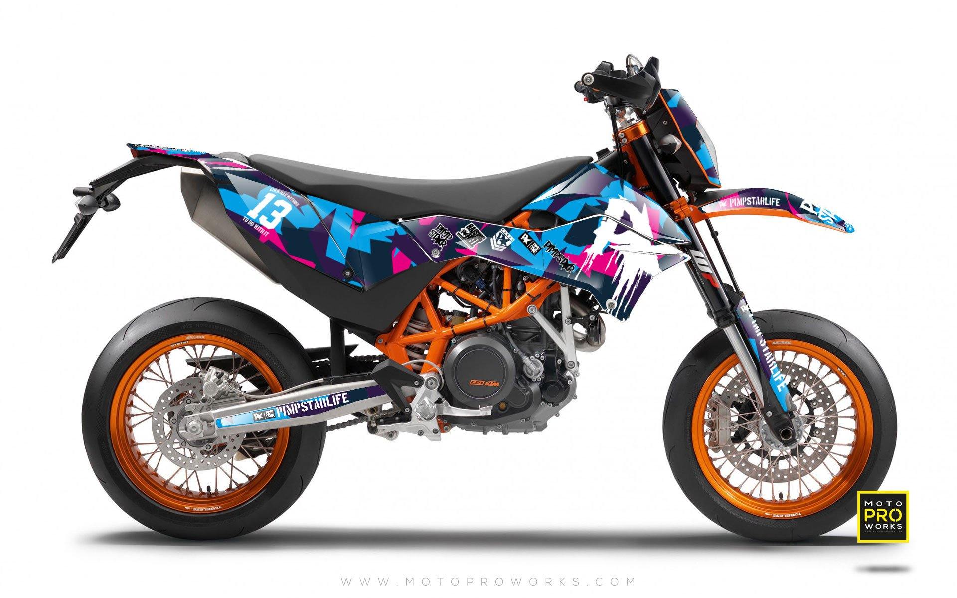 KTM GRAPHIC KIT - "M90" (candy) - MotoProWorks | Decals and Bike Graphic kit