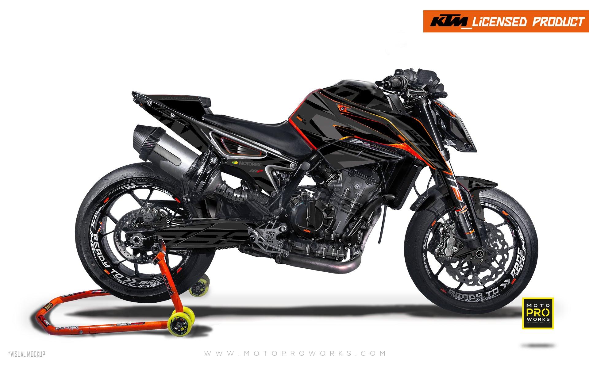 KTM 790/890 Duke GRAPHICS - "Legacy" (Black) - MotoProWorks