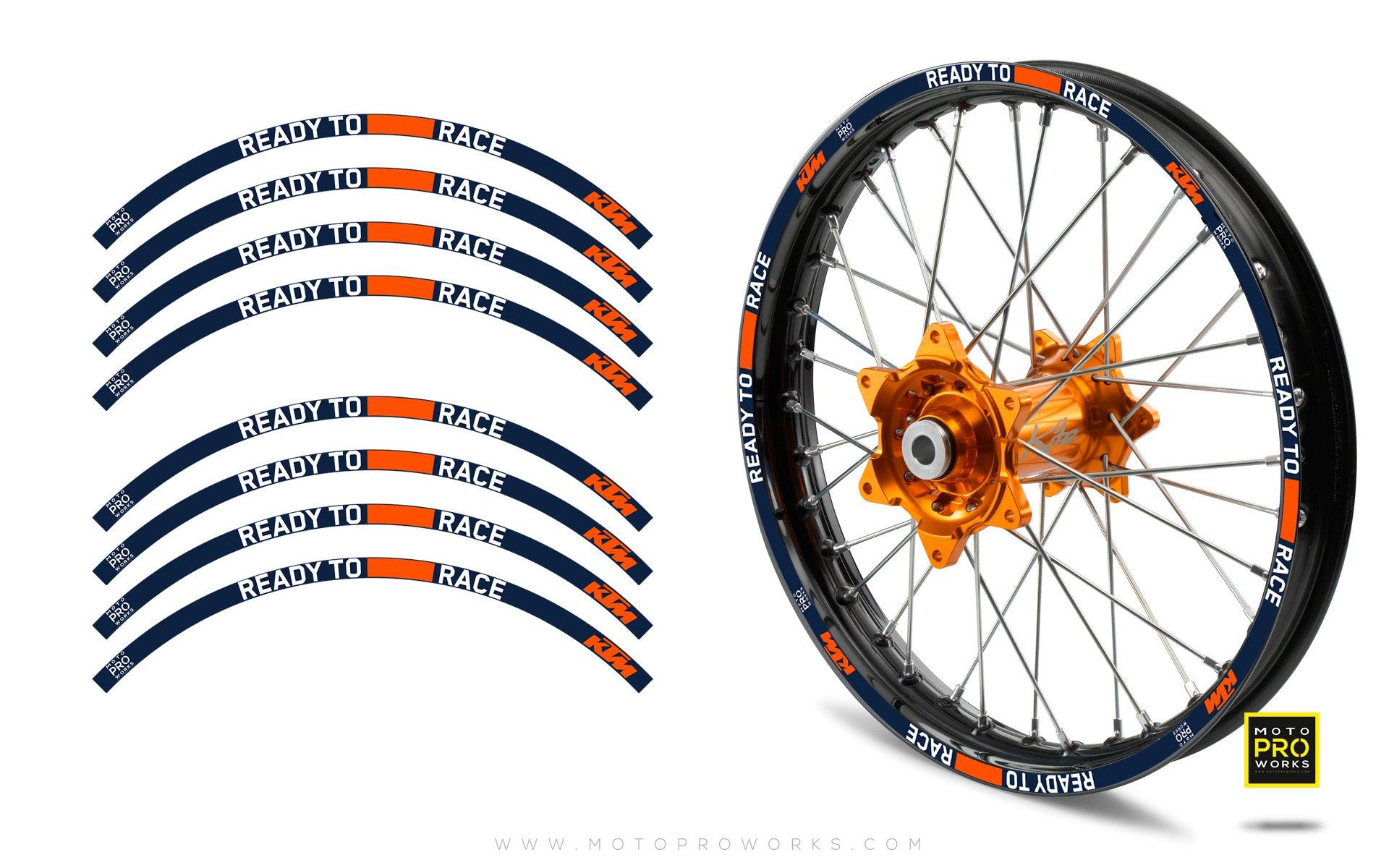 Rim Stripes - KTM "Ready To Race 2022" (Blue)