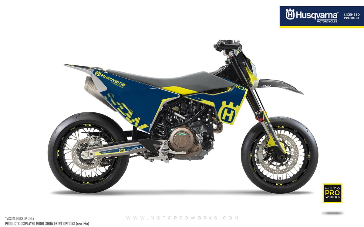 Husqvarna 701 GRAPHICS - &quot;Peak&quot; (Blue)