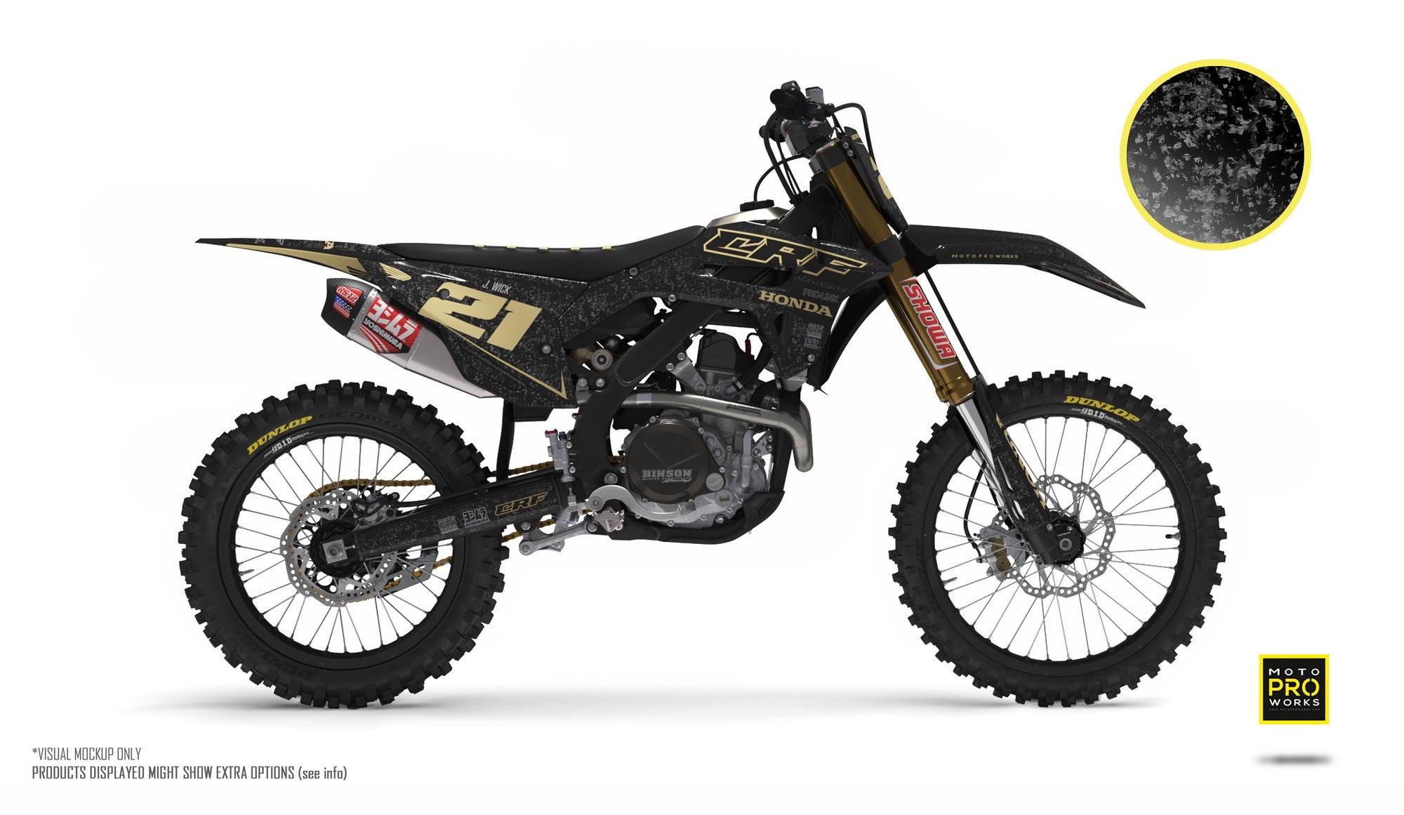 Honda GRAPHICS - &quot;Prestige&quot; (Forged Carbon/Black)
