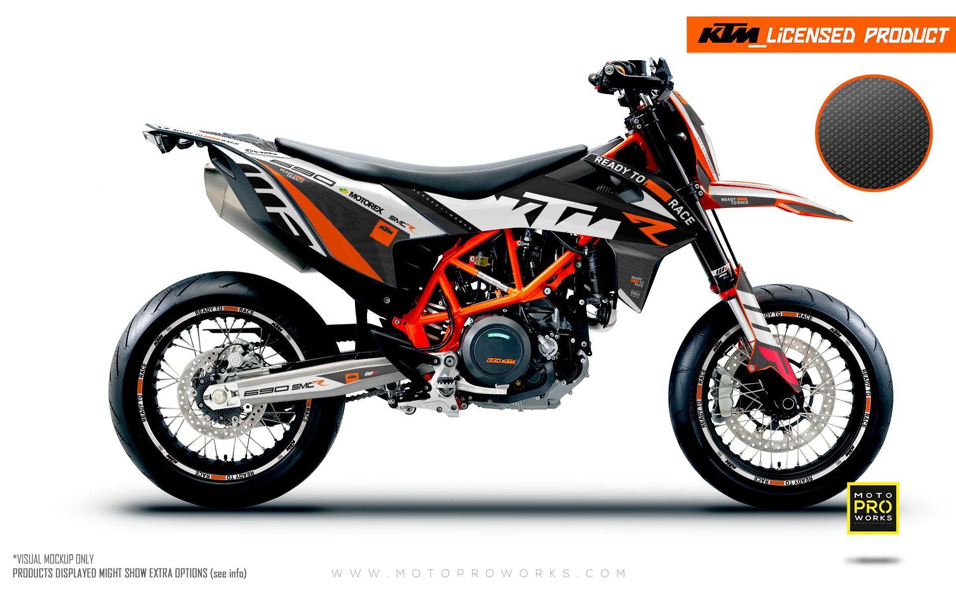 KTM GRAPHICS - 690 SMC-R "RR Tech 2.0.2.2" (White) - MotoProWorks