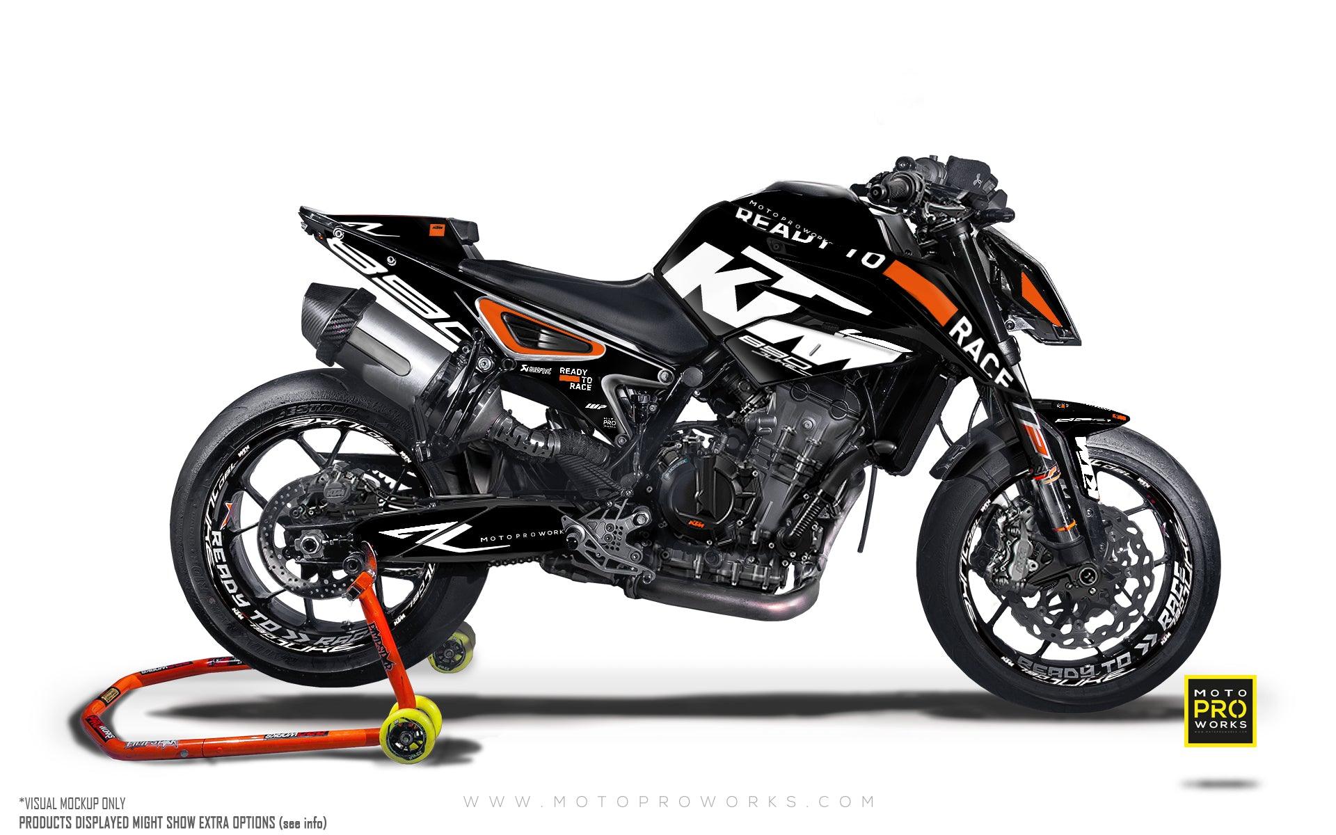 KTM 790/890 Duke GRAPHICS - "Sector" (Black) - MotoProWorks