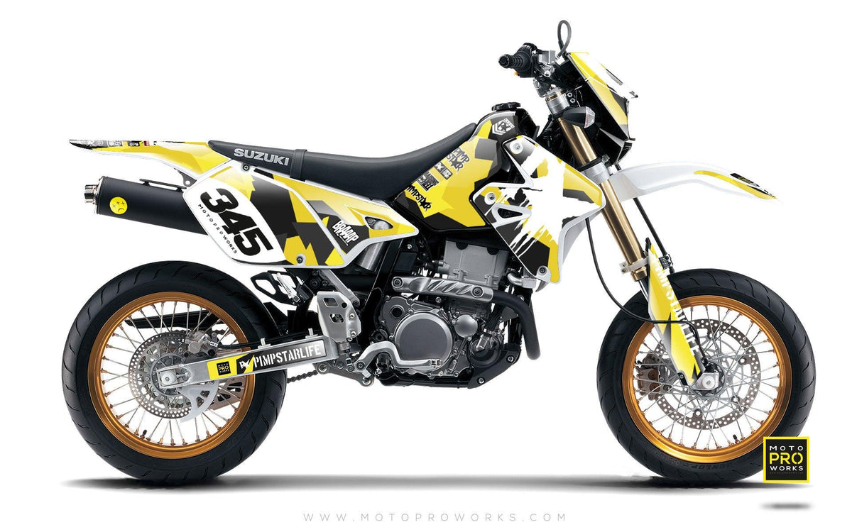 Suzuki GRAPHIC KIT - &quot;M90&quot; (wasp) - MotoProWorks | Decals and Bike Graphic kit