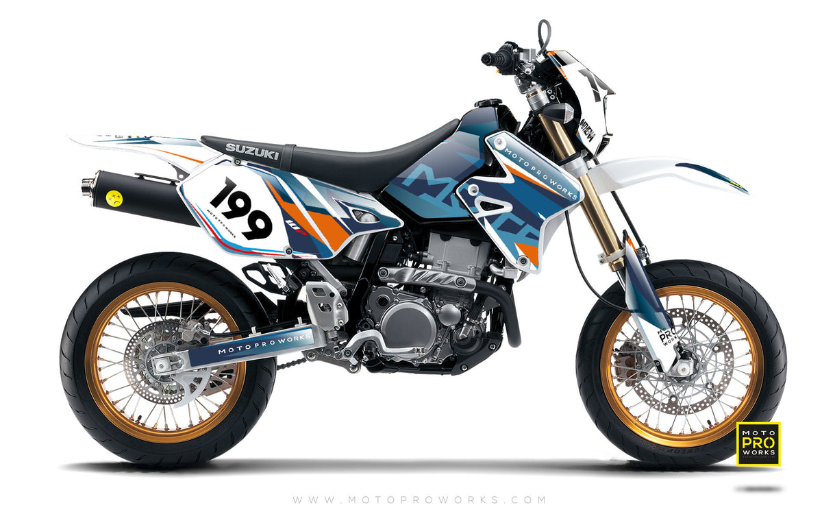 Suzuki GRAPHIC KIT - &quot;TECH9&quot; (hydro) - MotoProWorks | Decals and Bike Graphic kit