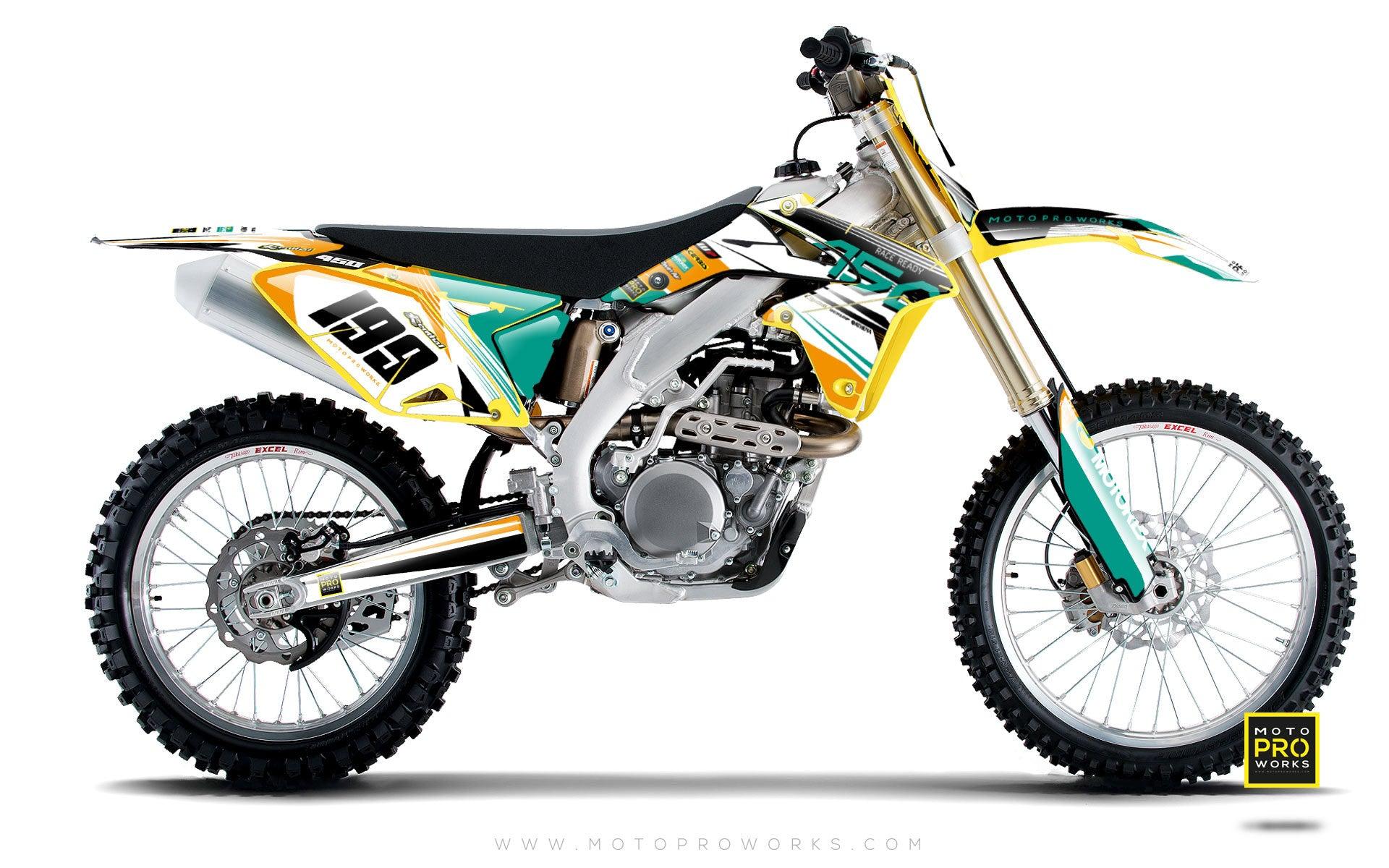 Suzuki GRAPHIC KIT - "GOFAST" (minty) - MotoProWorks | Decals and Bike Graphic kit