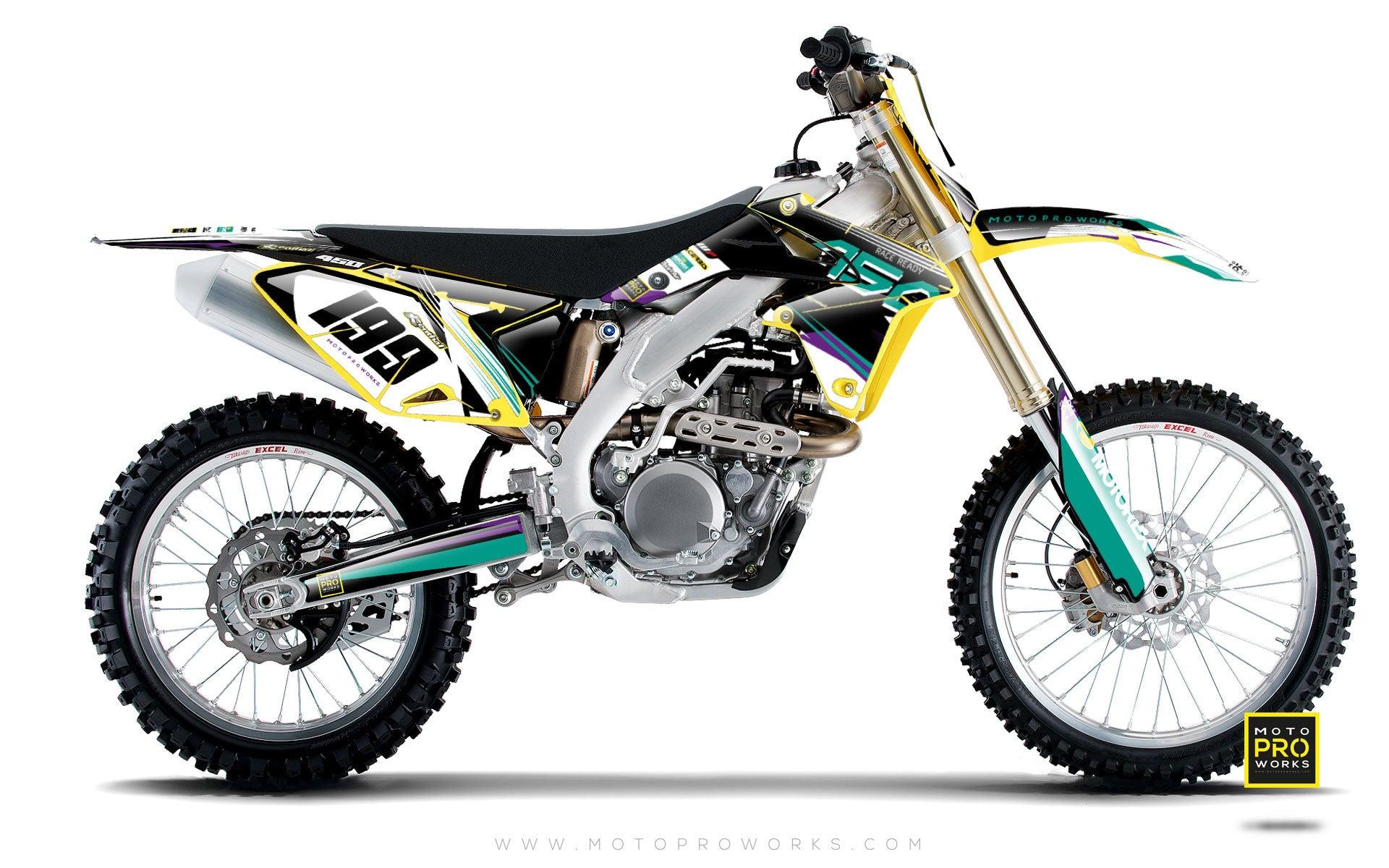 Suzuki GRAPHIC KIT - "GOFAST" (salmiak) - MotoProWorks | Decals and Bike Graphic kit