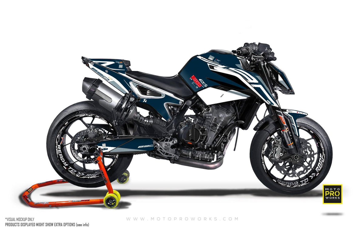 KTM 790/890 Duke GRAPHICS - &quot;Orbit&quot; (Blue)
