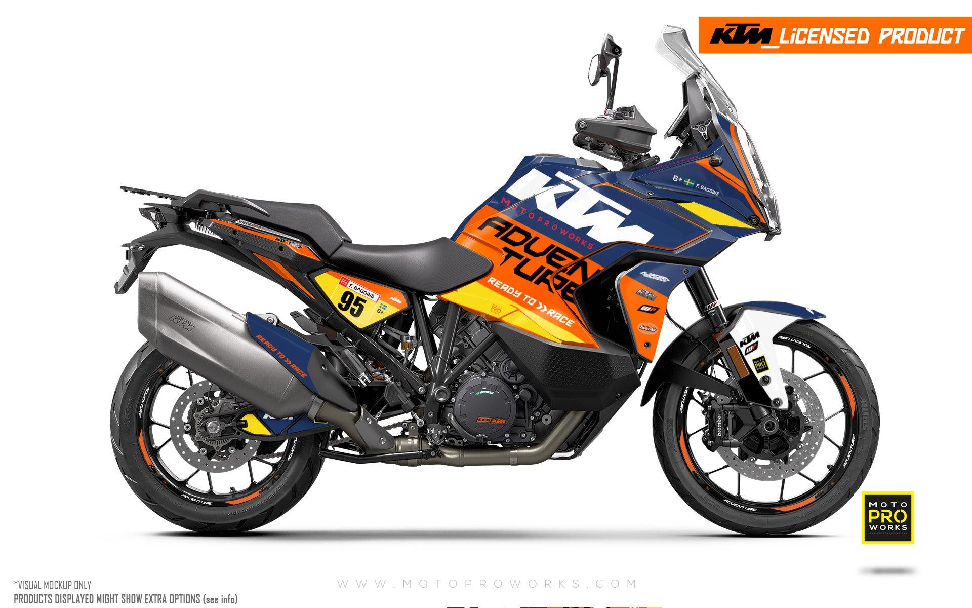 KTM 1290 Super Adventure 2021-2023 GRAPHICS - &quot;Waypointer&quot; (Dawn)
