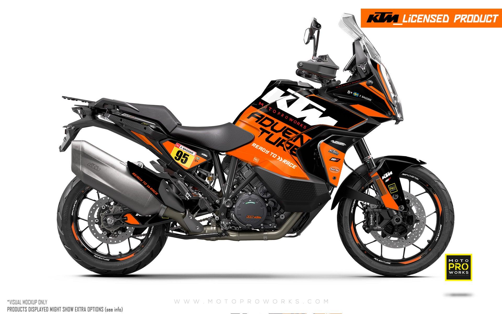 KTM 1290 Super Adventure 2021-2024 GRAPHICS - "Waypointer" (Midnight) - MotoProWorks