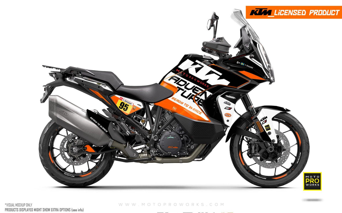 KTM 1290 Super Adventure 2021-2023 GRAPHICS - &quot;Waypointer&quot; (Night)