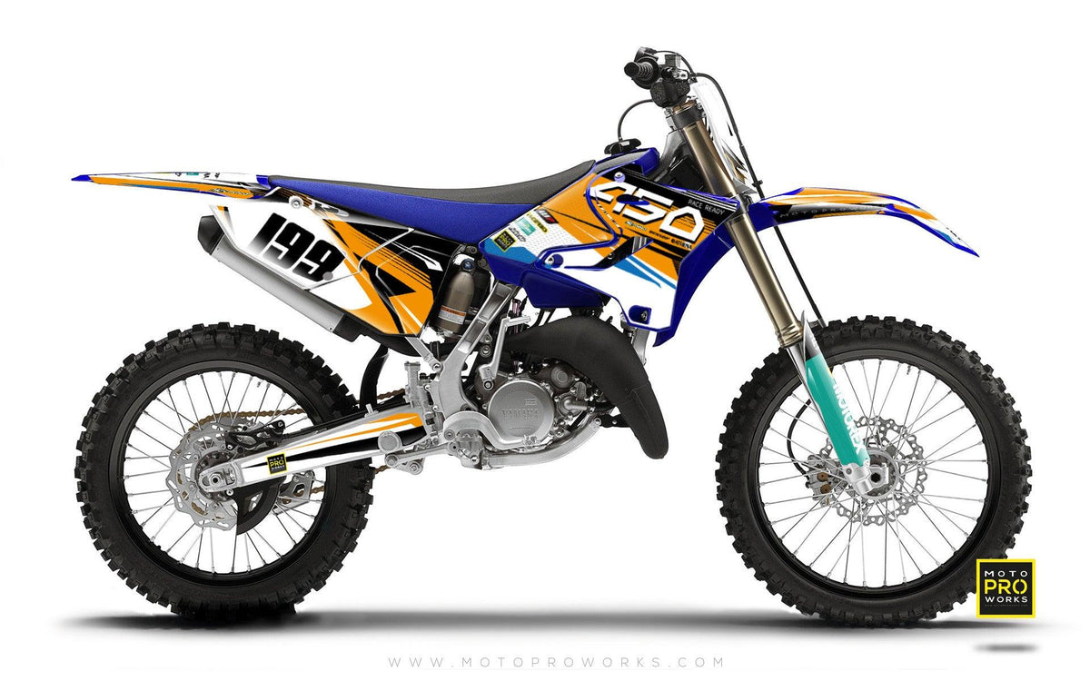 Yamaha GRAPHIC KIT - &quot;GOFAST&quot; (orange) - MotoProWorks | Decals and Bike Graphic kit