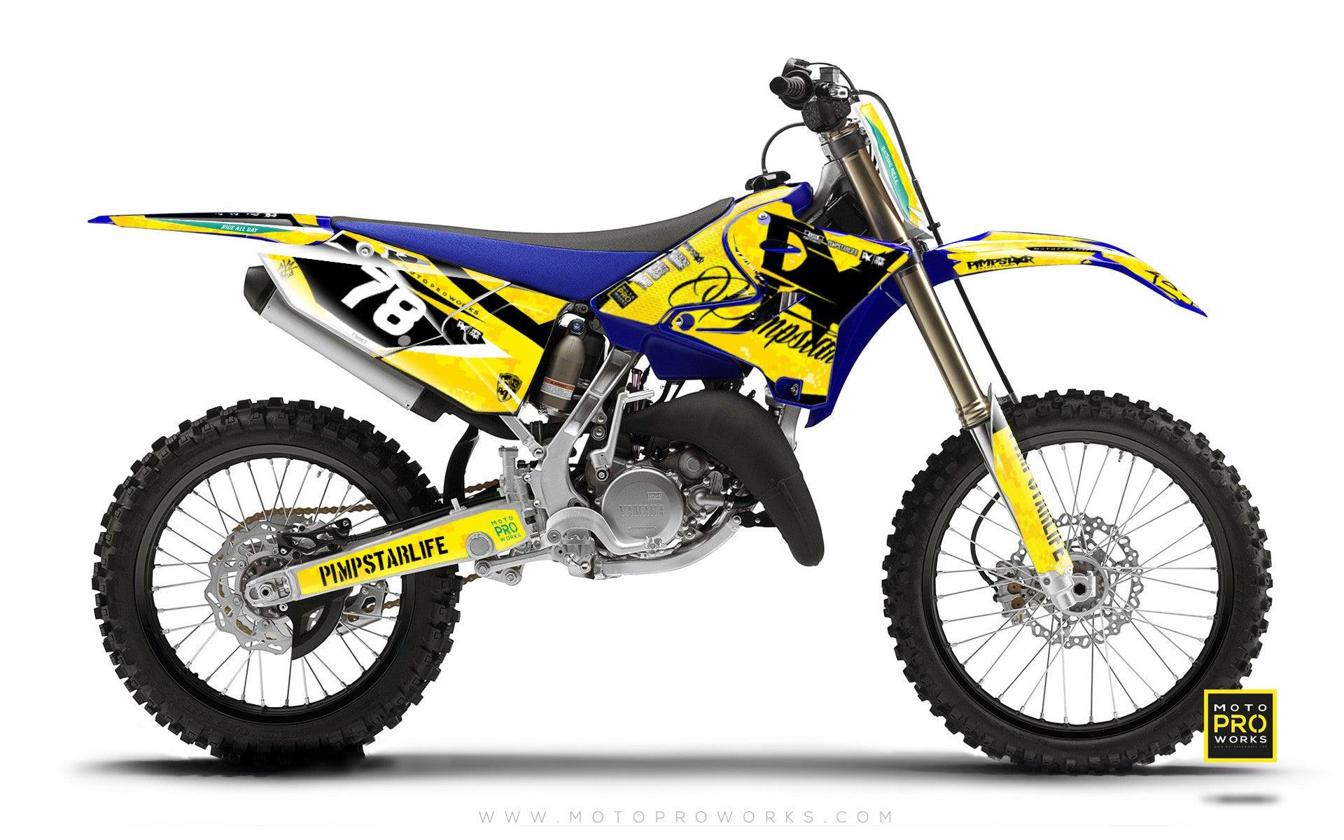 Yamaha GRAPHIC KIT - "MARPAT" (yellow) - MotoProWorks | Decals and Bike Graphic kit