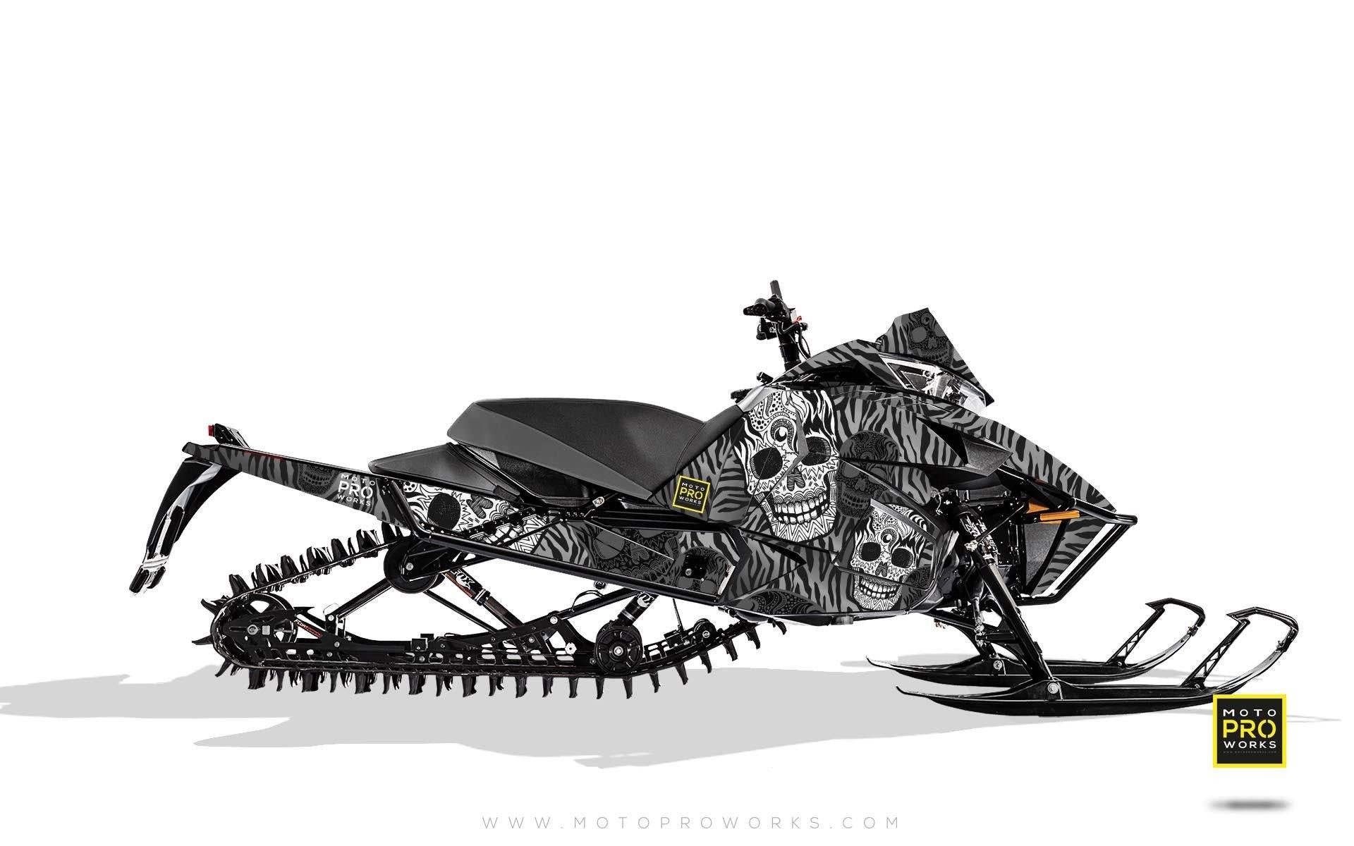 Arctic Cat Graphics - "Fiesta" (grey solid) - MotoProWorks | Decals and Bike Graphic kit