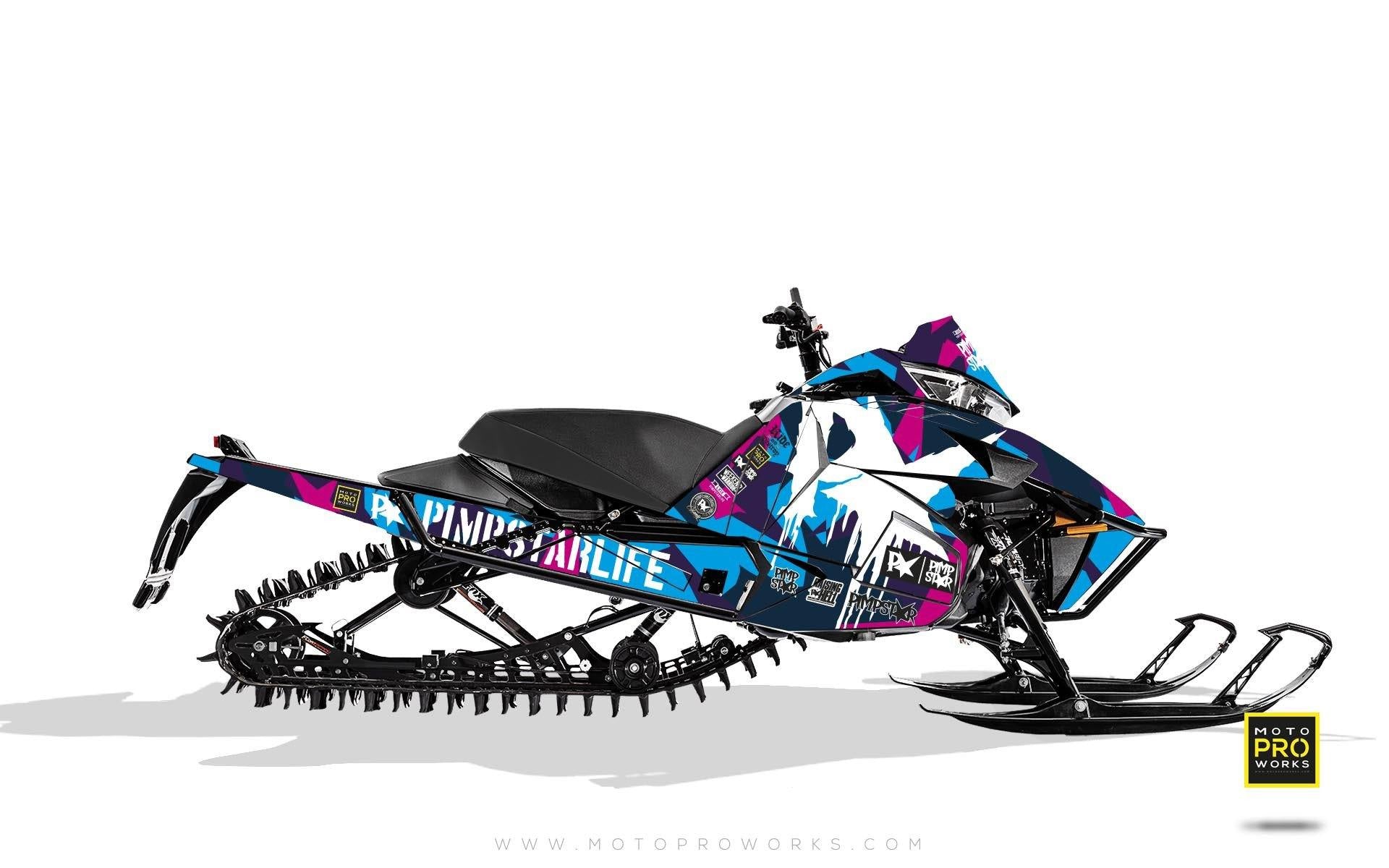 Arctic Cat Graphics - "M90" (pink) - MotoProWorks | Decals and Bike Graphic kit