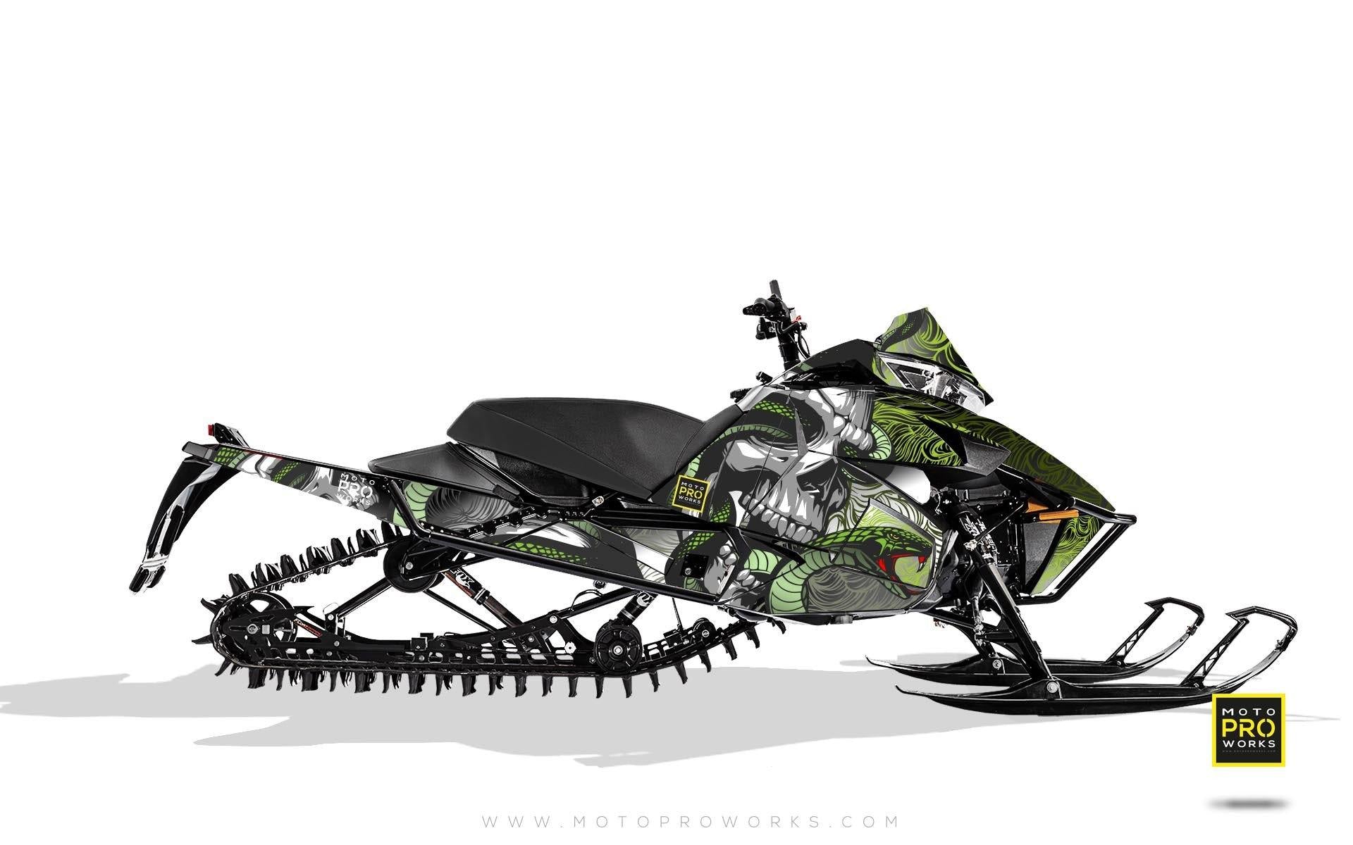 Arctic Cat Graphics - "Ssskully" (venom) - MotoProWorks | Decals and Bike Graphic kit