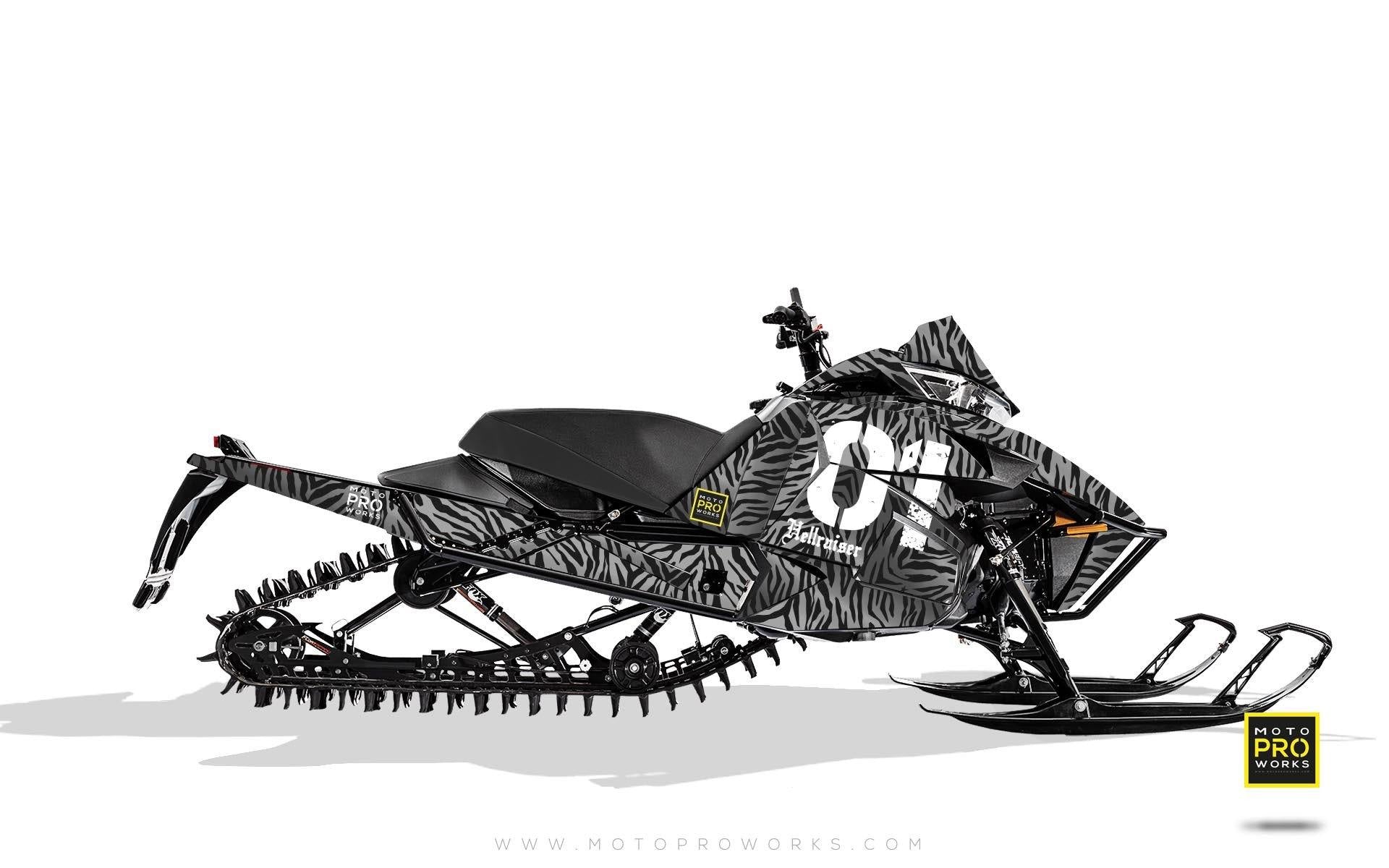 Arctic Cat Graphics - "Stripey" (grey) - MotoProWorks | Decals and Bike Graphic kit