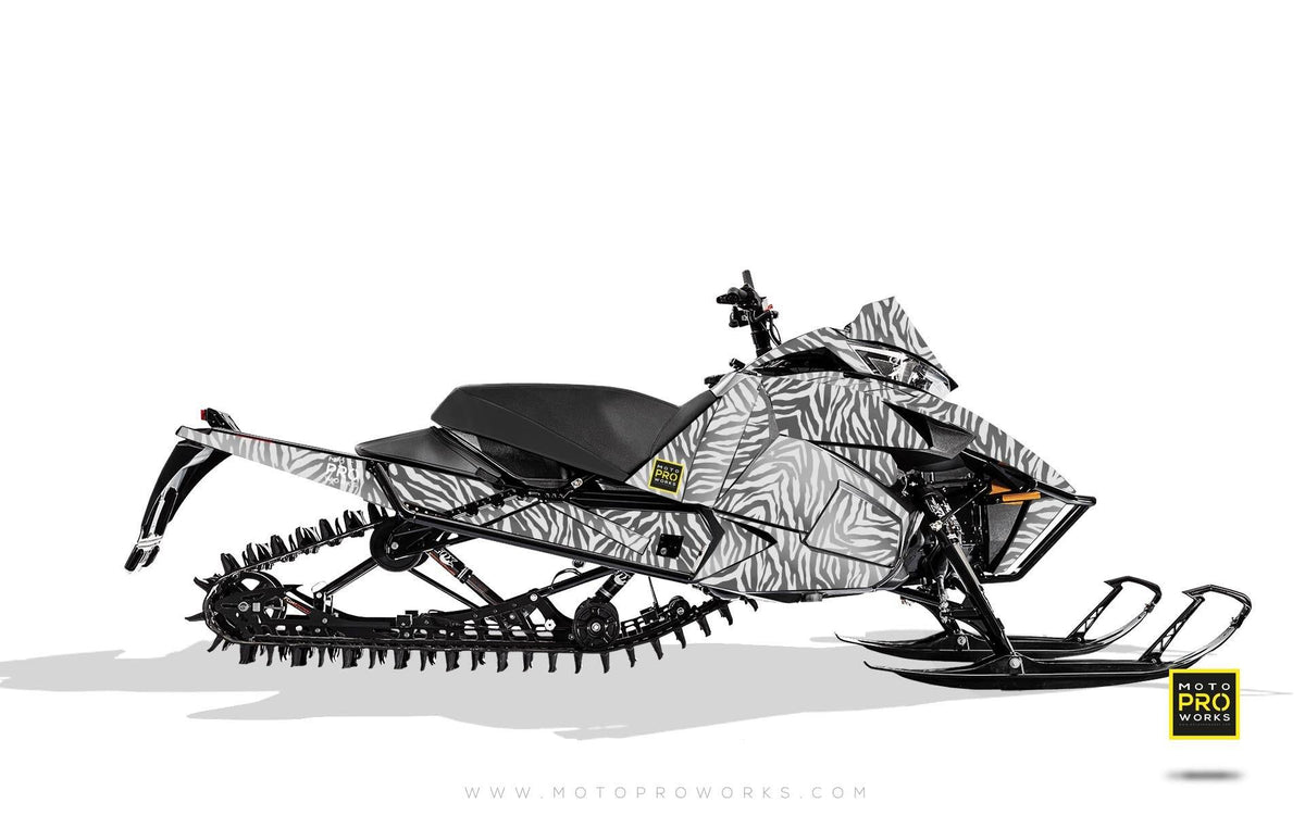Arctic Cat Graphics - &quot;Stripey&quot; (white) - MotoProWorks | Decals and Bike Graphic kit
