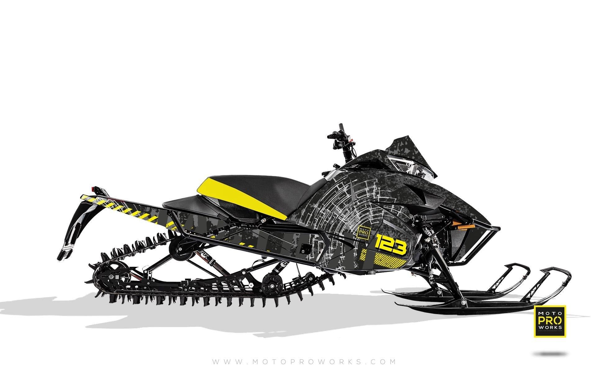 Arctic Cat Graphics - "Tactical" (black) - MotoProWorks | Decals and Bike Graphic kit
