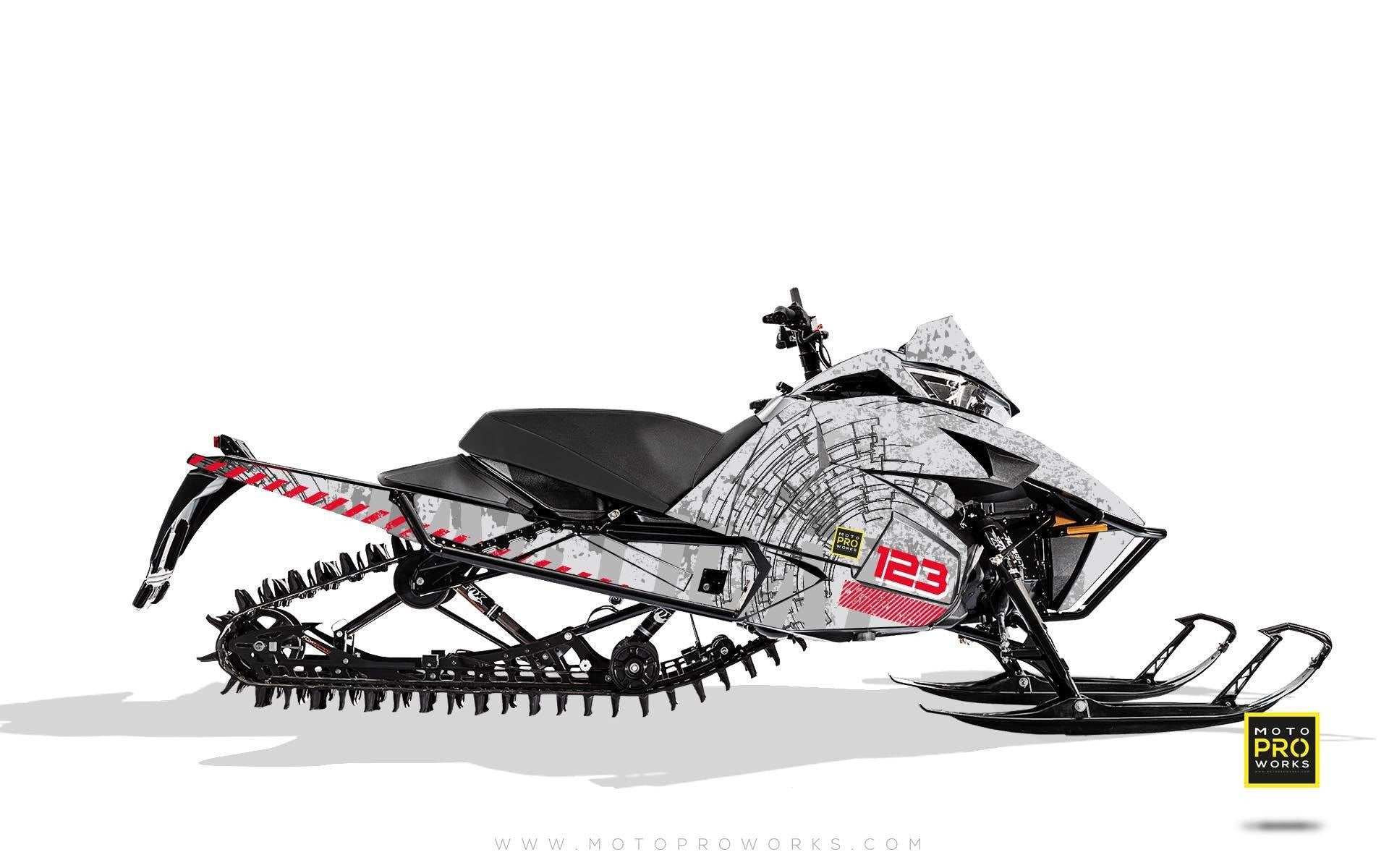 Arctic Cat Graphics - "Tactical" (white) - MotoProWorks | Decals and Bike Graphic kit