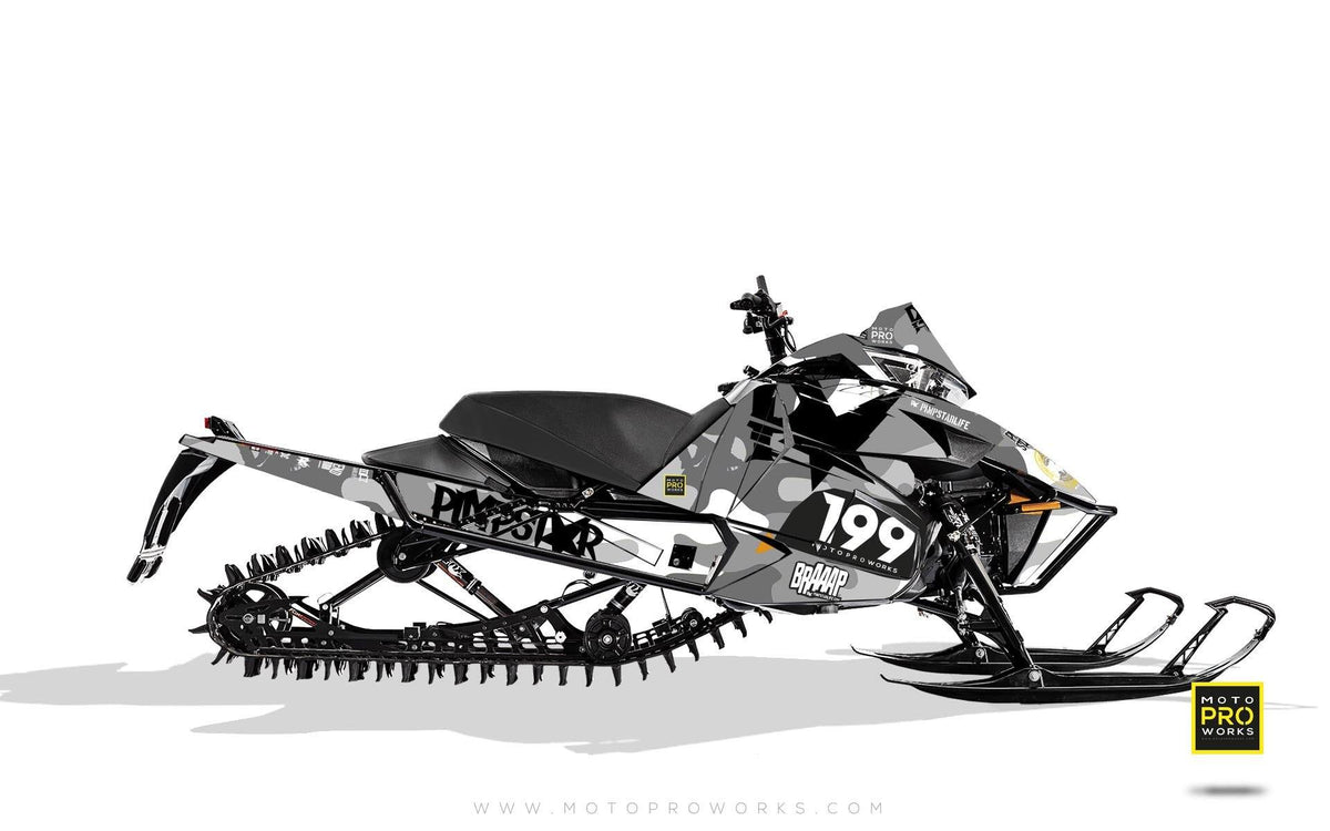 Arctic Cat Graphics - &quot;Wildcamo&quot; (white) - MotoProWorks | Decals and Bike Graphic kit
