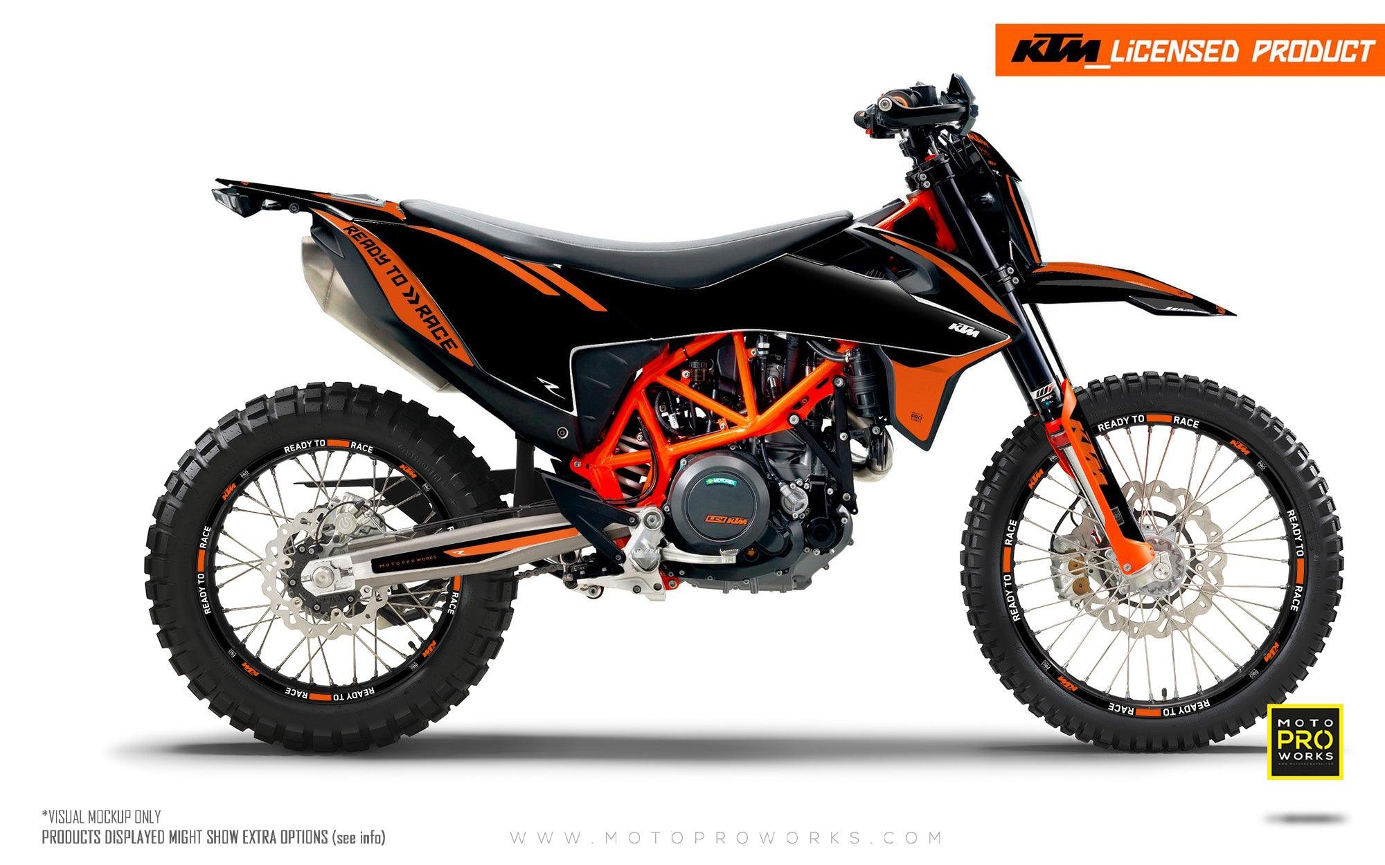 KTM GRAPHIC KIT - "Trac" (black) - MotoProWorks | Decals and Bike Graphic kit