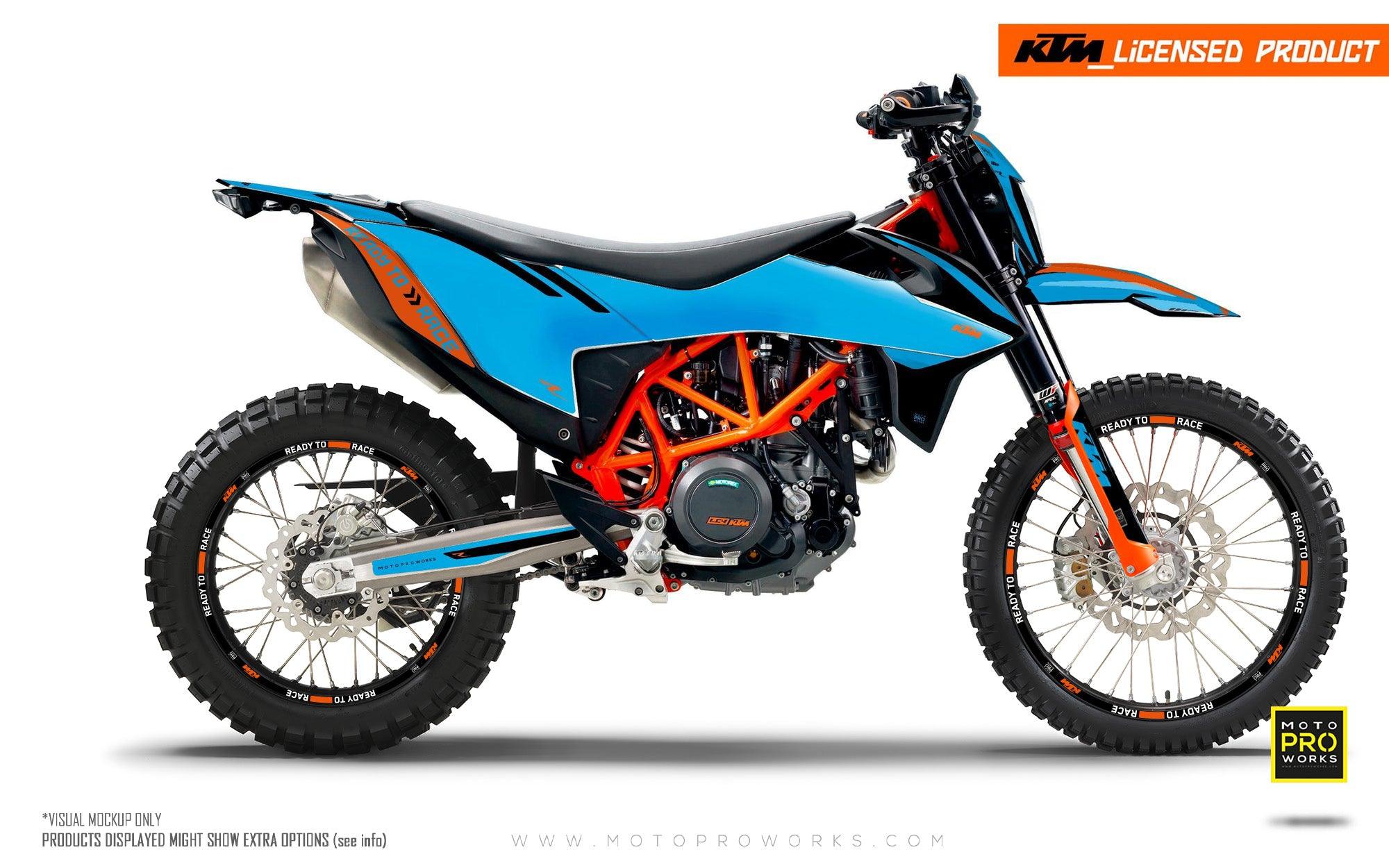 KTM GRAPHIC KIT - "Trac" (blue) - MotoProWorks | Decals and Bike Graphic kit