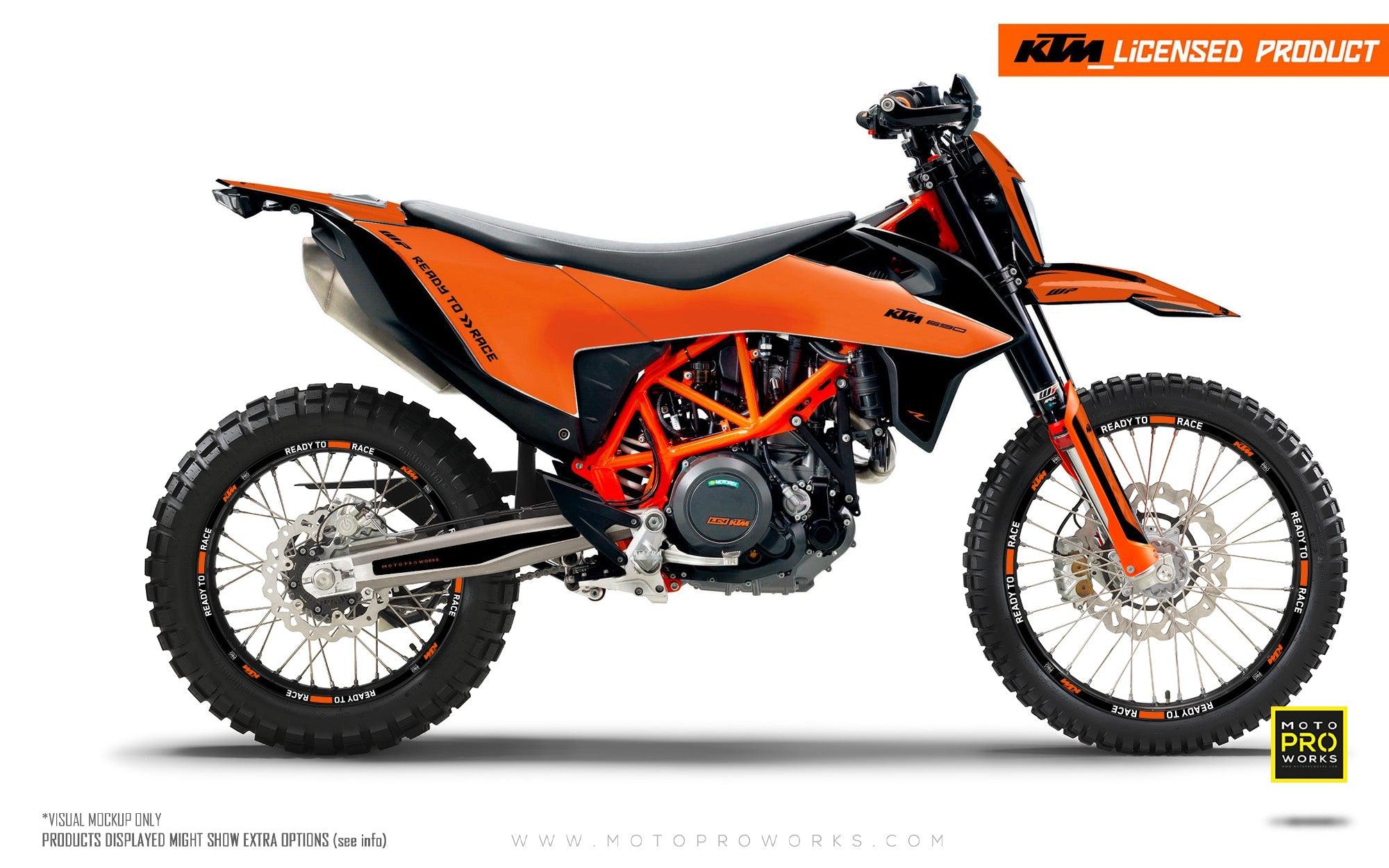 KTM GRAPHICS - "RADIUS" (orange) - MotoProWorks