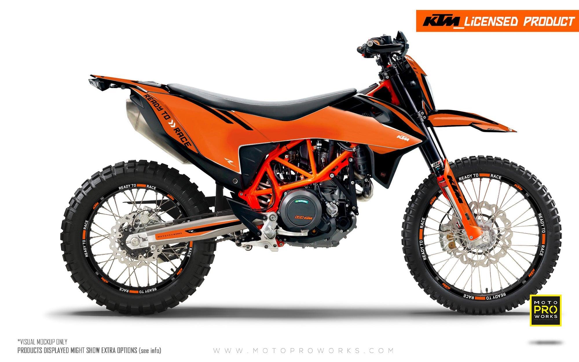KTM GRAPHIC KIT - "Trac" (orange) - MotoProWorks | Decals and Bike Graphic kit