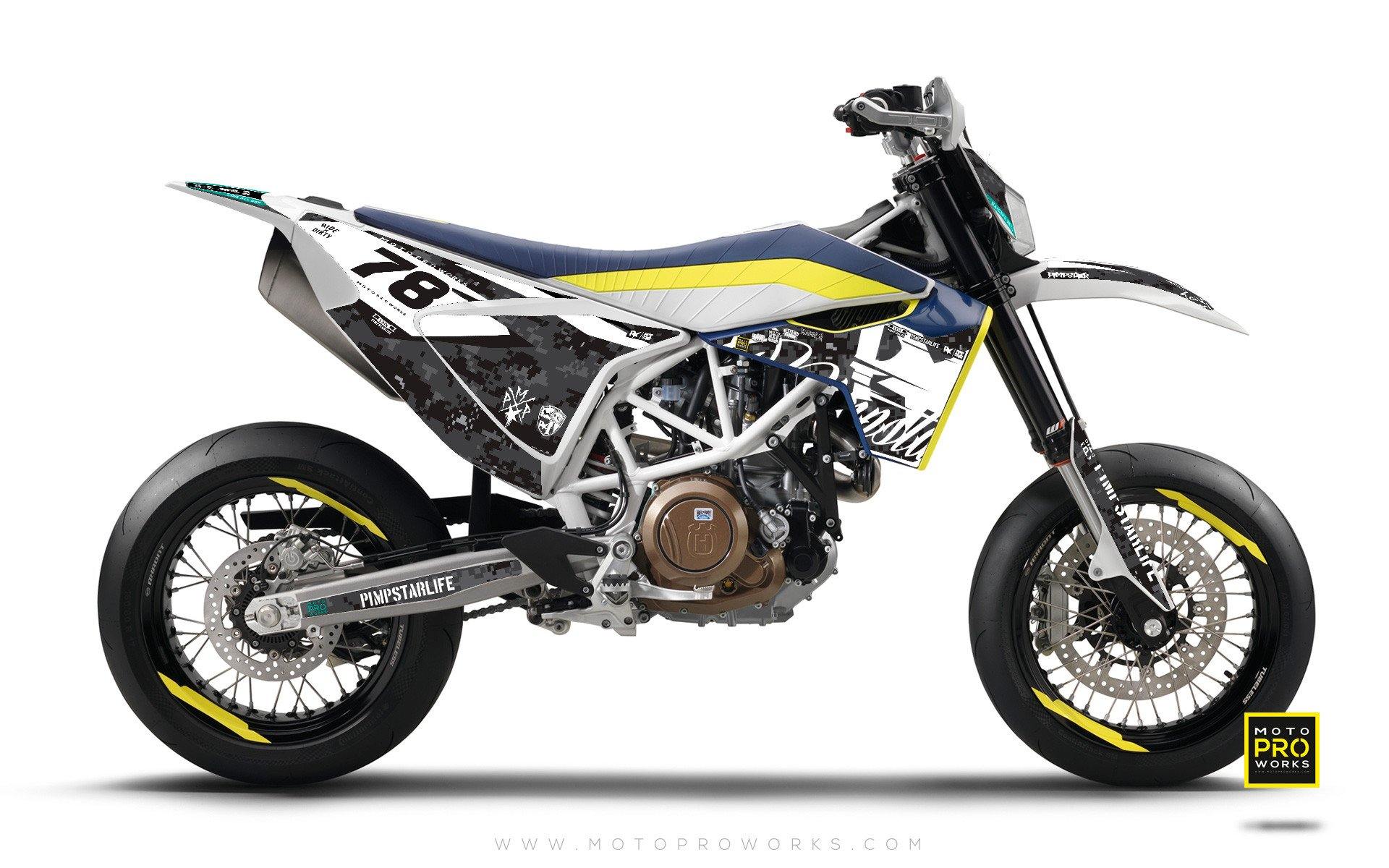 Husqvarna 701 GRAPHIC KIT - "MARPAT" (urban) - MotoProWorks | Decals and Bike Graphic kit