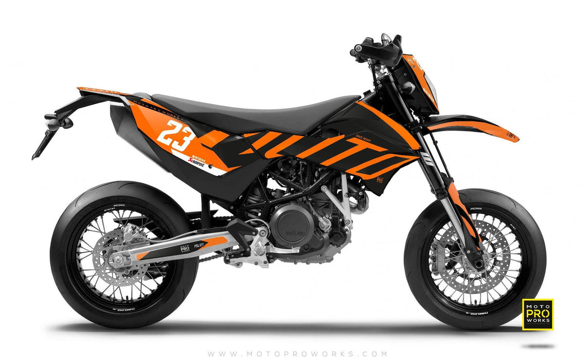 KTM GRAPHIC KIT - &quot;APEX&quot; (dark) - MotoProWorks | Decals and Bike Graphic kit