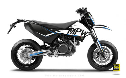 KTM GRAPHIC KIT - "AVIX" (blue) - MotoProWorks | Decals and Bike Graphic kit