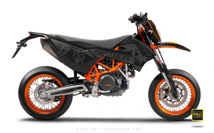 KTM GRAPHIC KIT - Pimpstarlife "BATTLESCAR" (dark) - MotoProWorks | Decals and Bike Graphic kit