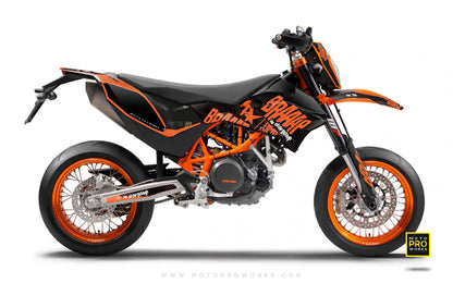 KTM GRAPHIC KIT - Pimpstarlife "BRAAAP" (orange) - MotoProWorks | Decals and Bike Graphic kit