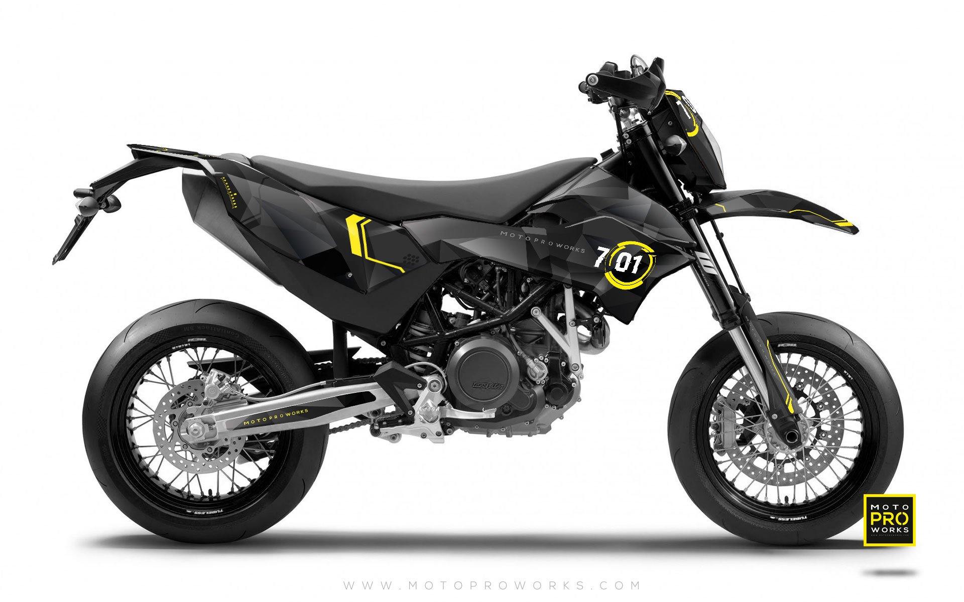 KTM GRAPHIC KIT - "SCANNER" (darkly) - MotoProWorks | Decals and Bike Graphic kit