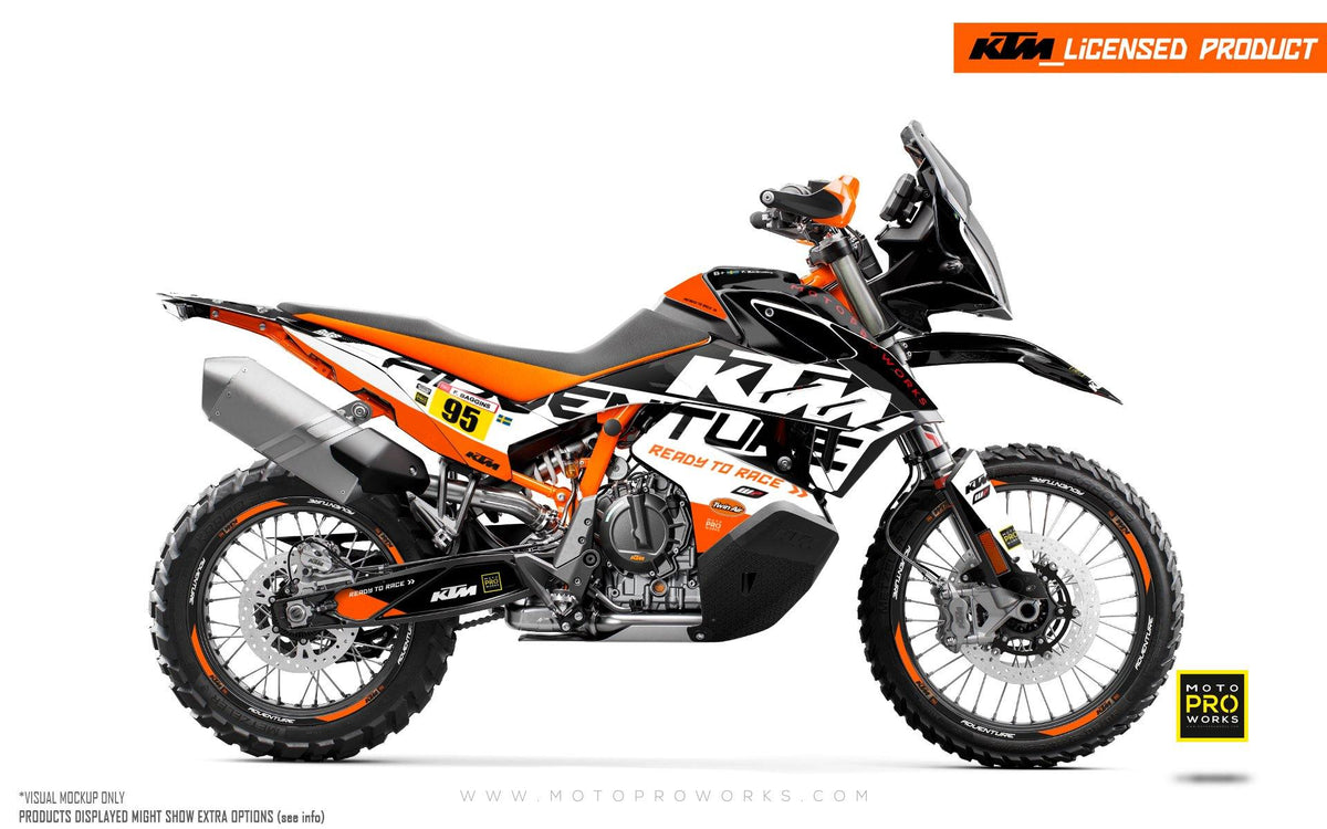 KTM 790/890 Adventure R/S GRAPHIC KIT - &quot;Waypointer&quot; (Night) - MotoProWorks | Decals and Bike Graphic kit