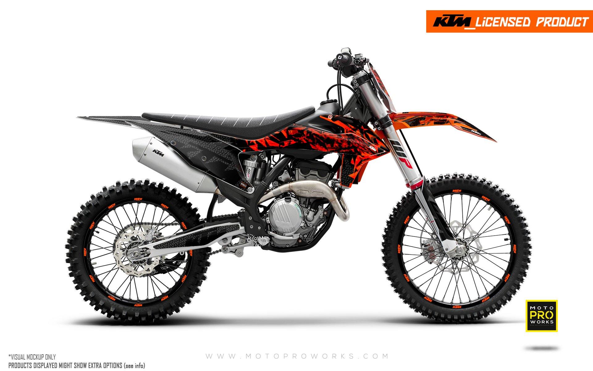 KTM GRAPHIC KIT - SX/SFX "Scorched" - MotoProWorks | Decals and Bike Graphic kit