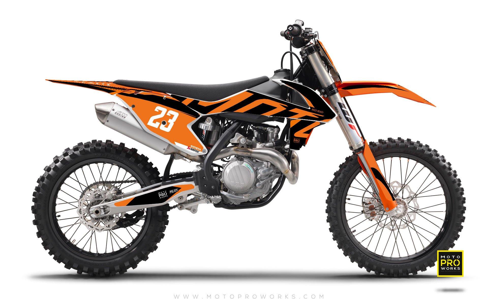 KTM GRAPHIC KIT - "APEX" (dark) - MotoProWorks | Decals and Bike Graphic kit