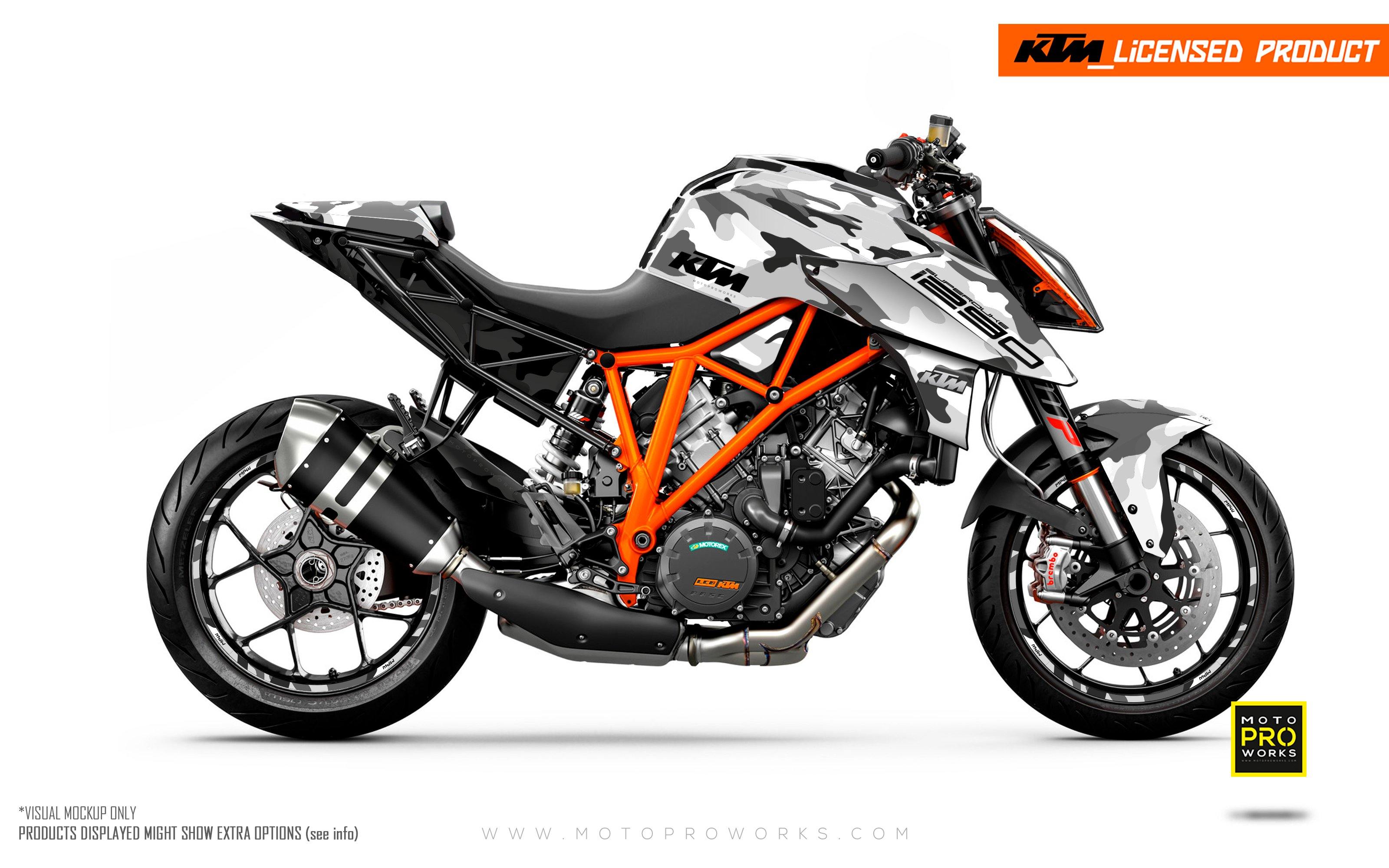 KTM 1290 Super Duke R GRAPHIC KIT - "Camo" (City) - MotoProWorks | Decals and Bike Graphic kit