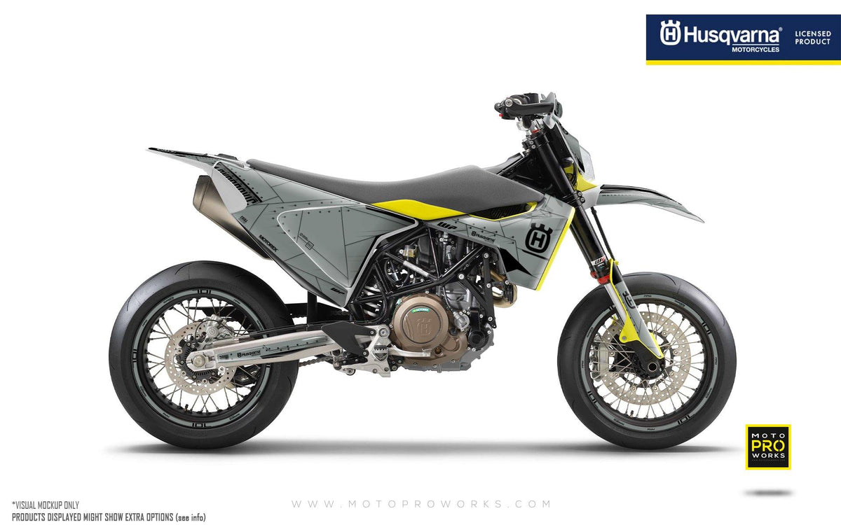 Husqvarna 701 GRAPHIC KIT - &quot;Liberty&quot; (Armour) - MotoProWorks | Decals and Bike Graphic kit