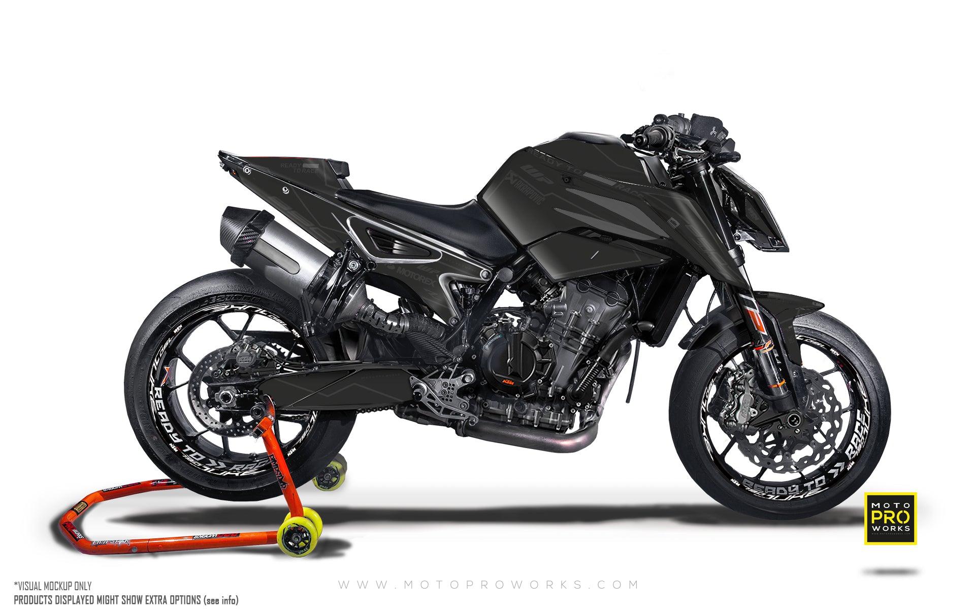 KTM 790/890 Duke GRAPHICS - "Vessel" (Grey) - MotoProWorks