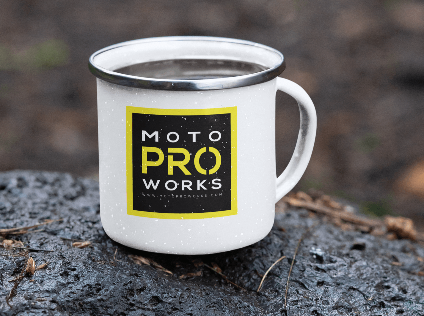 MPW Icon Logo enemel mug |  Motoproworks - MotoProWorks | Decals and Bike Graphic kit