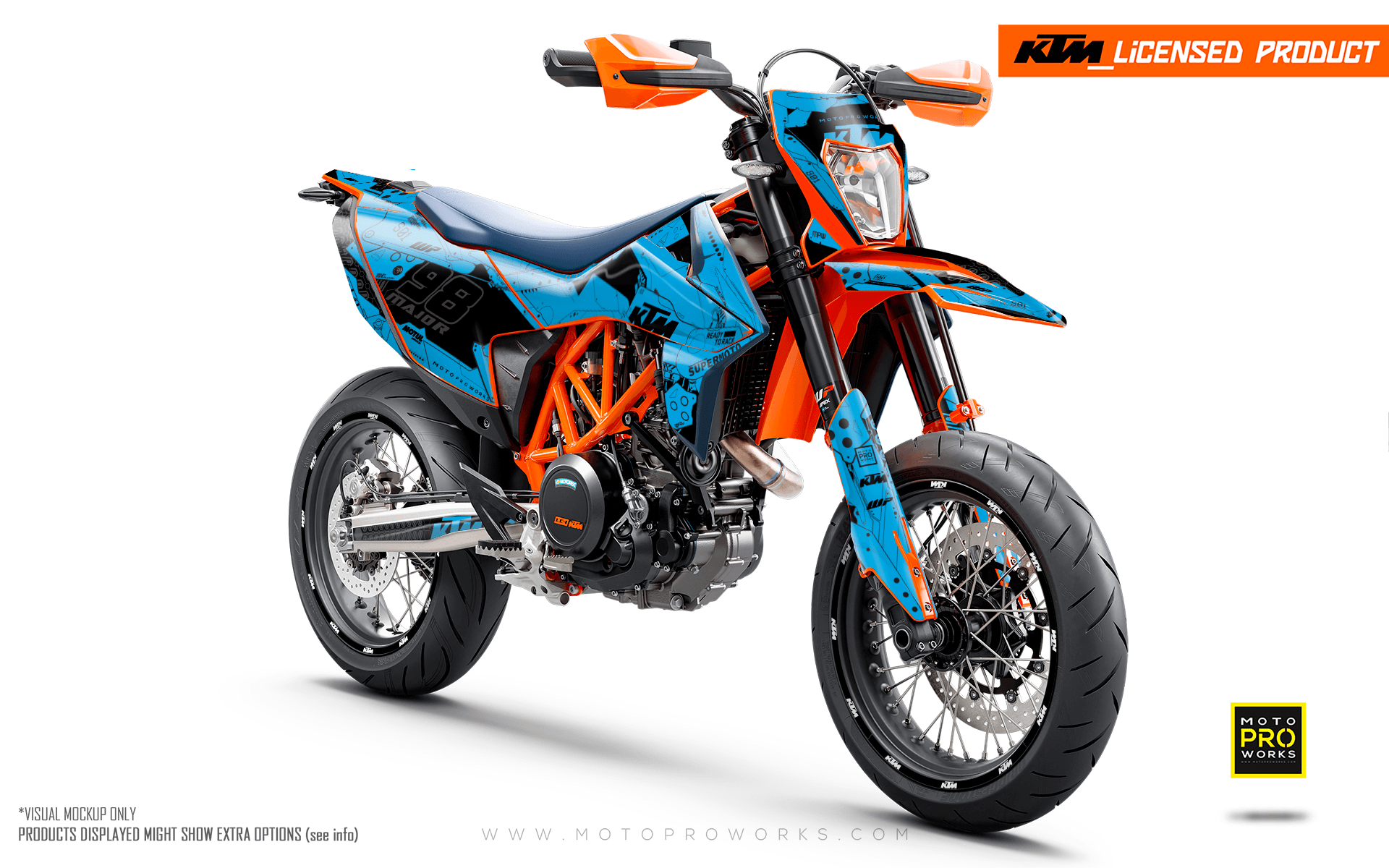 KTM graphic kit - Armatech Light Blue