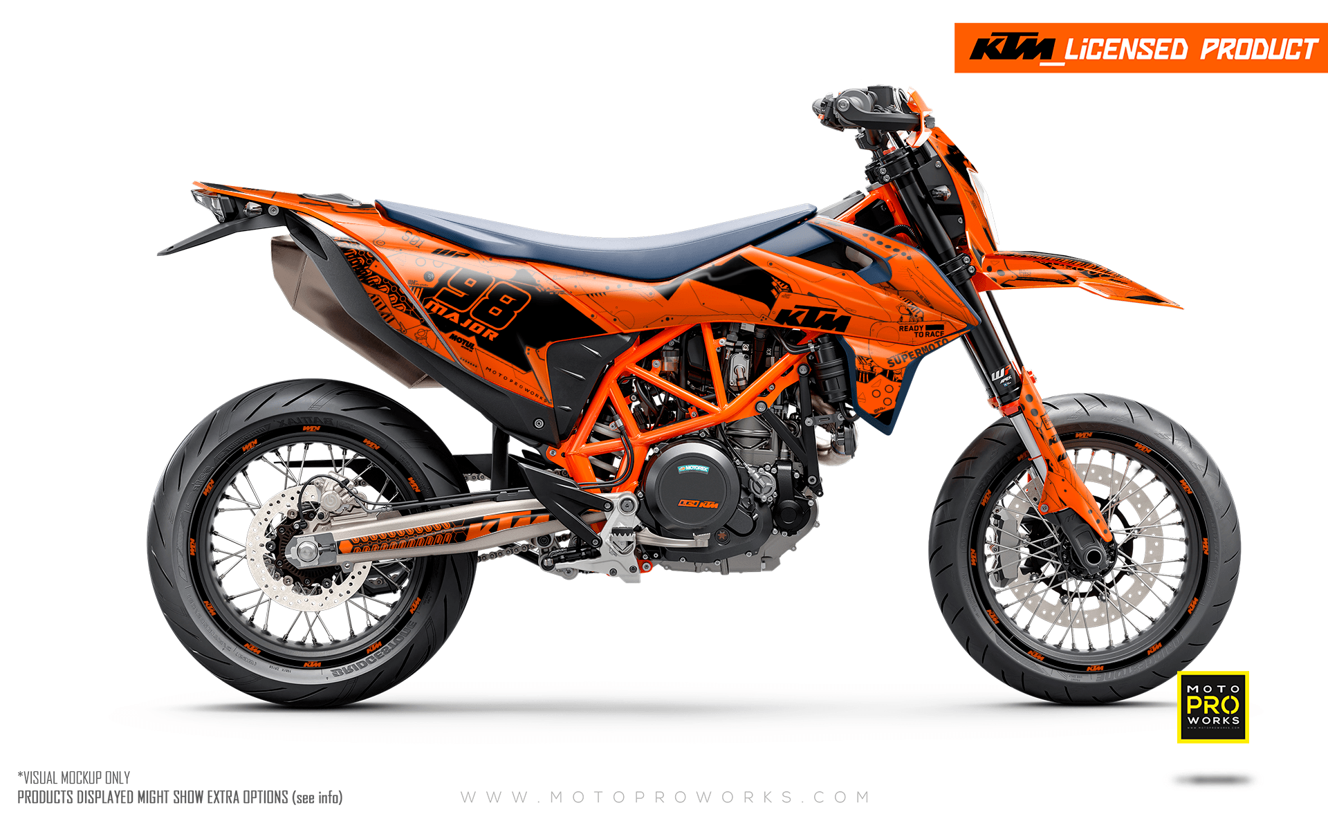 KTM graphic kit - Armatech Orange