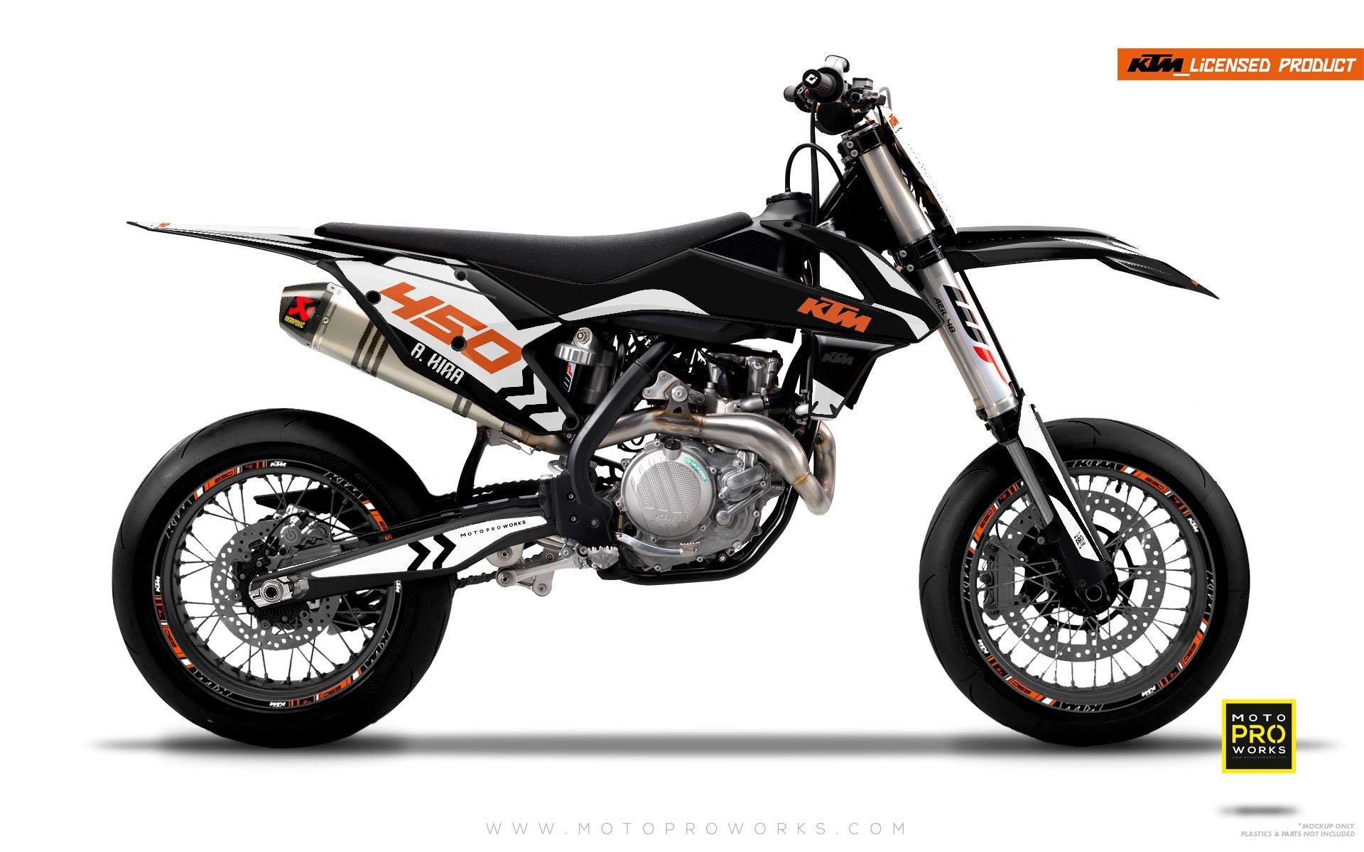 KTM GRAPHIC KIT - "ALITA" (black/white) - MotoProWorks | Decals and Bike Graphic kit